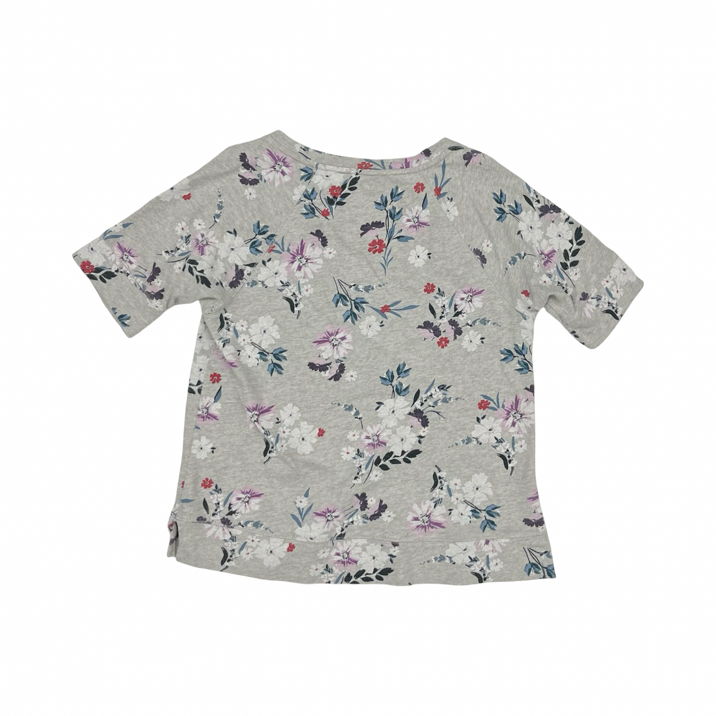 Top Ss By Loft In Grey, Size:L