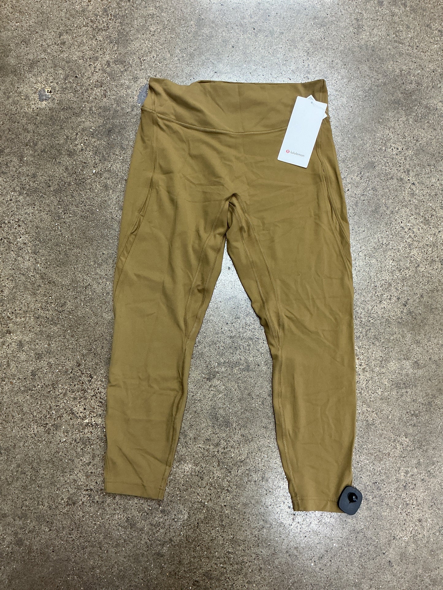 Athletic Leggings By Lululemon In Green, Size:14