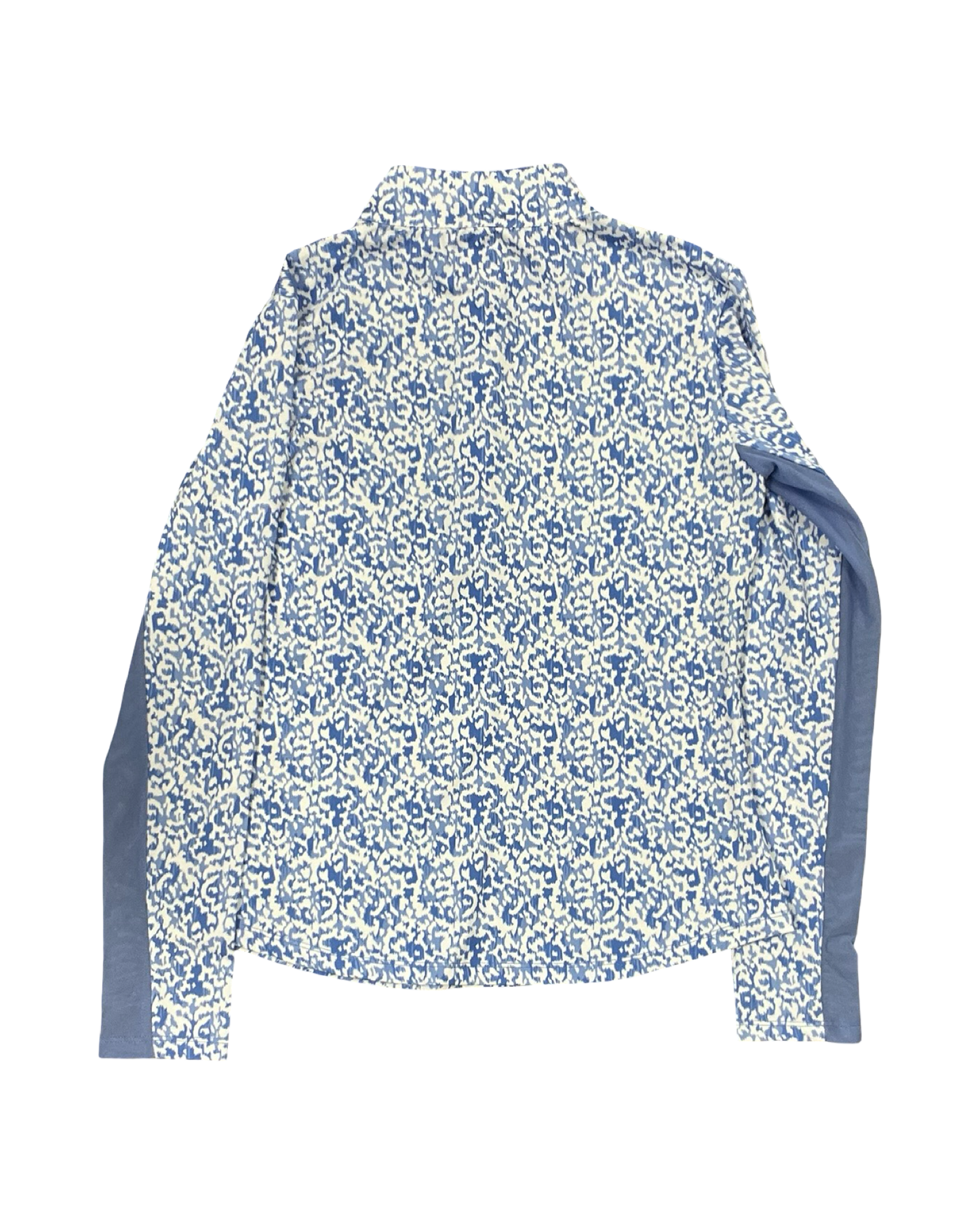 Athletic Top Ls Collar By Clothes Mentor In Blue, Size:M