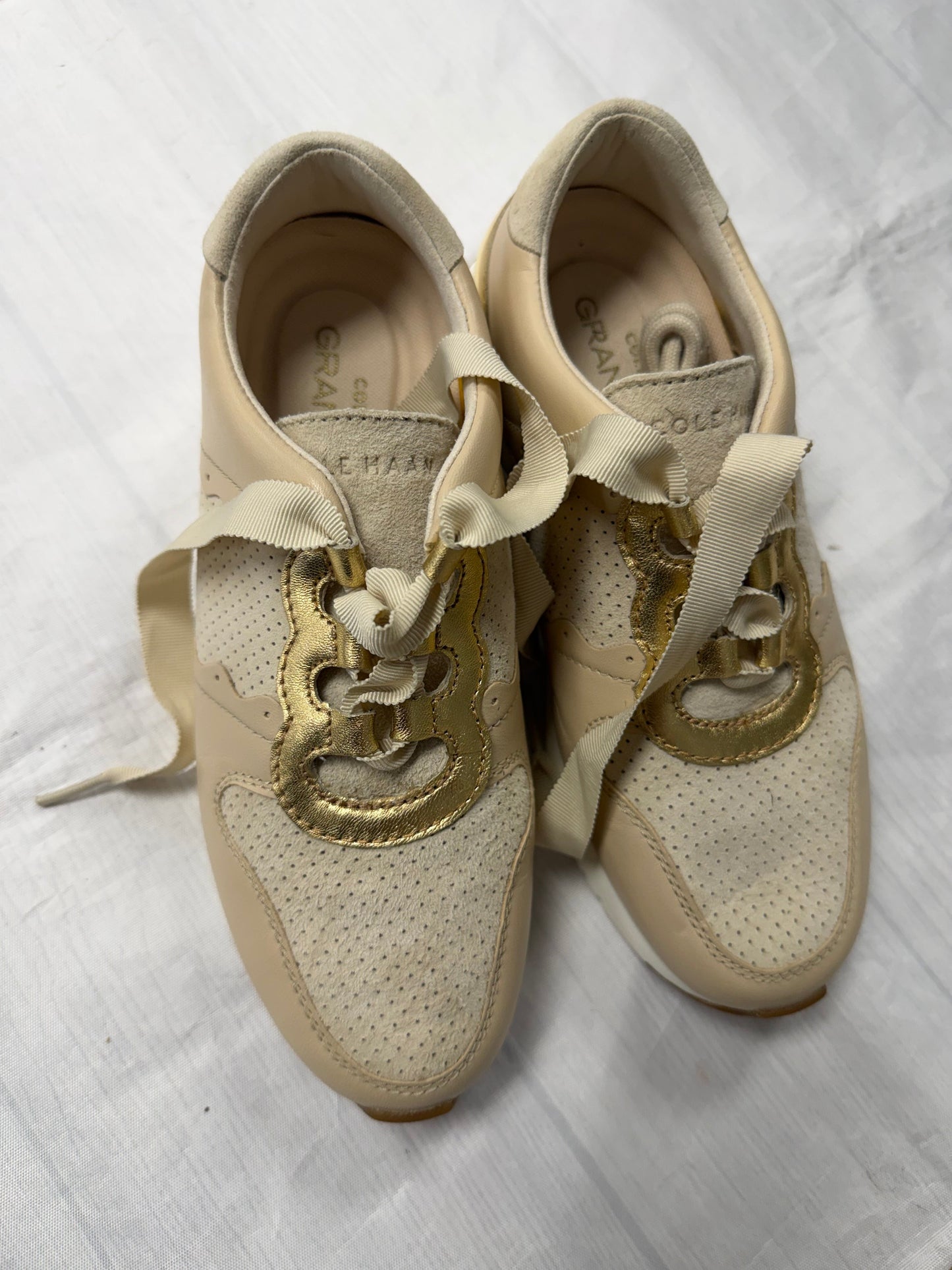 Shoes Athletic By Cole-Haan In Beige, Size:5