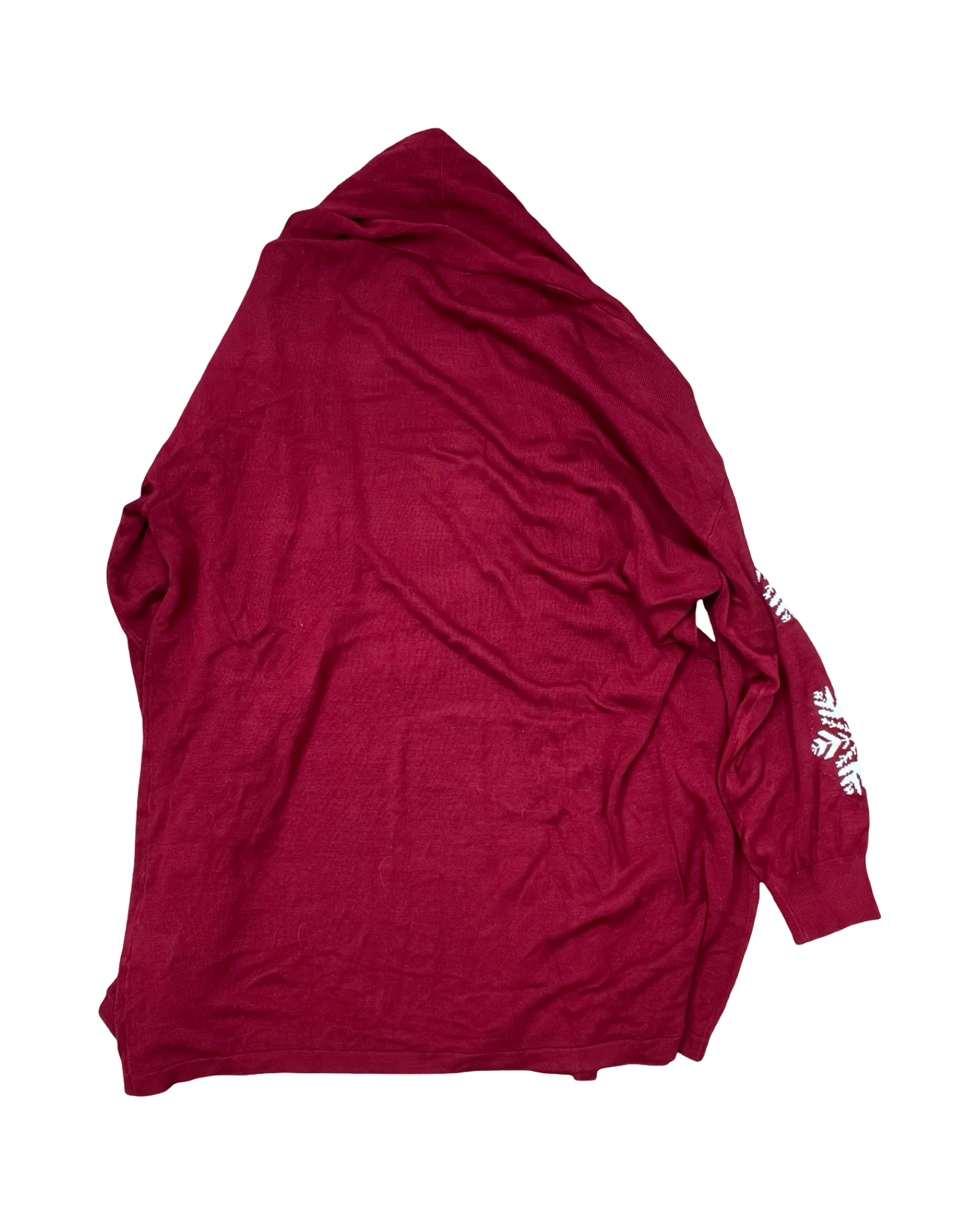 Cardigan By Bloomchic In Red, Size:L