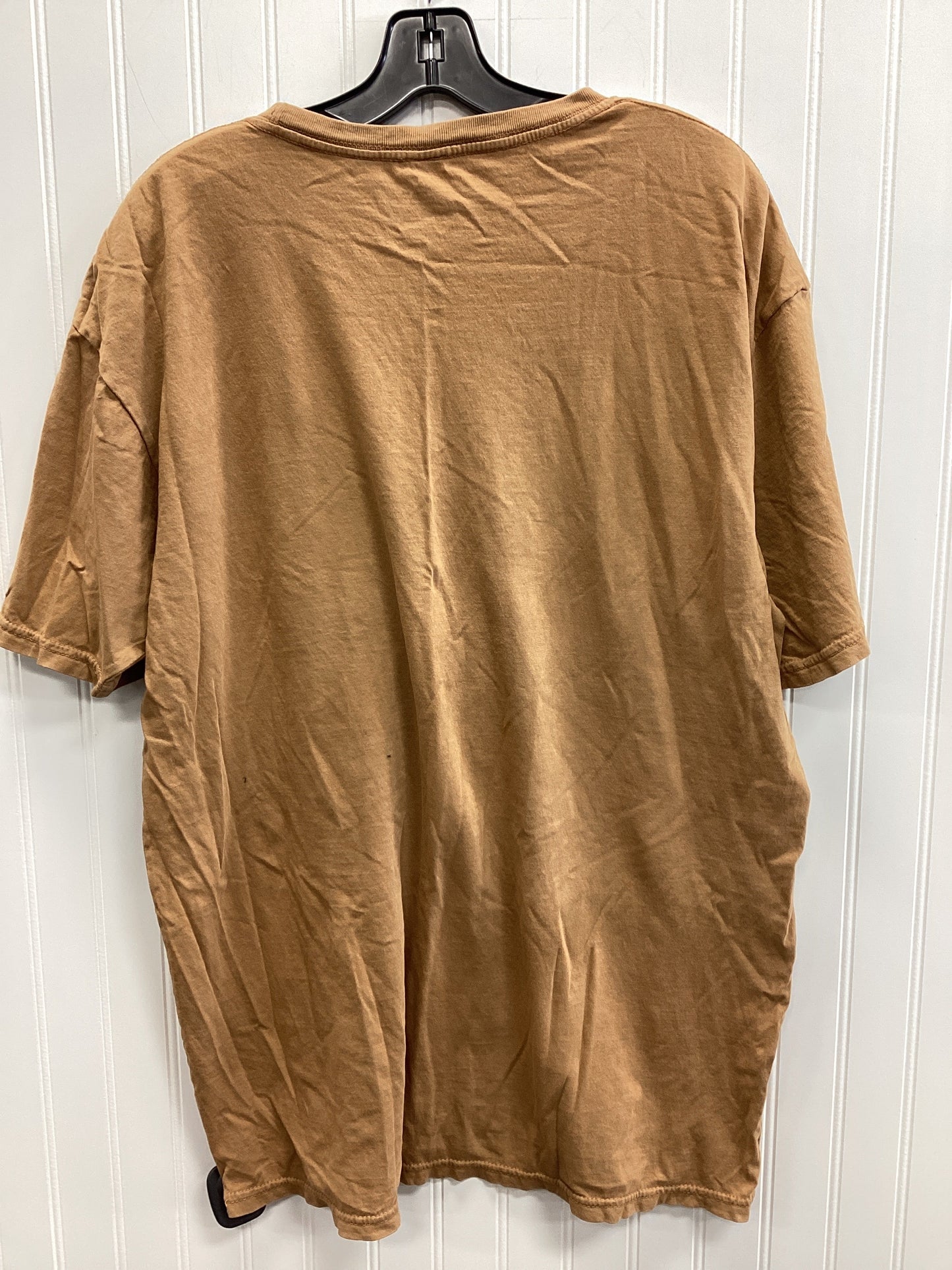 Top Ss By Clothes Mentor In Brown, Size:Xl