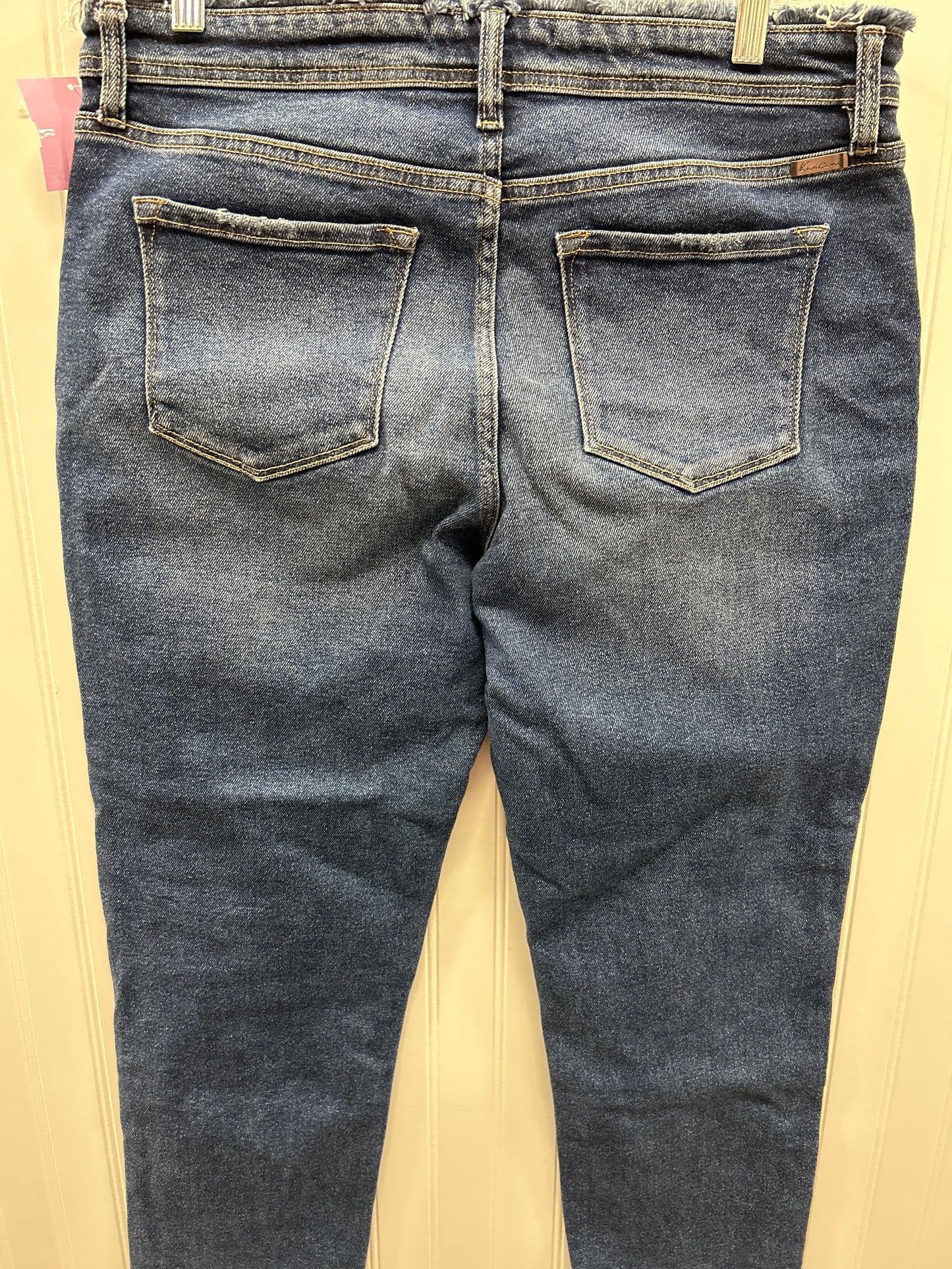 Jeans Straight By Kancan In Blue Denim, Size:8
