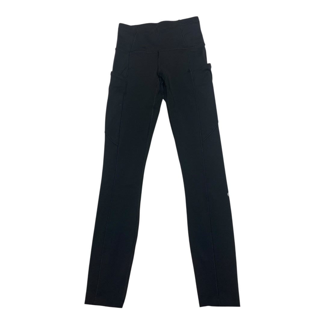 Athletic Leggings By Lululemon In Black, Size:2