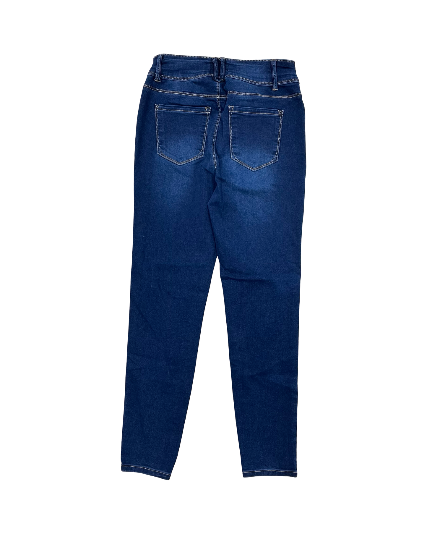 Jeans Skinny By Curve Appeal In Blue Denim, Size:8