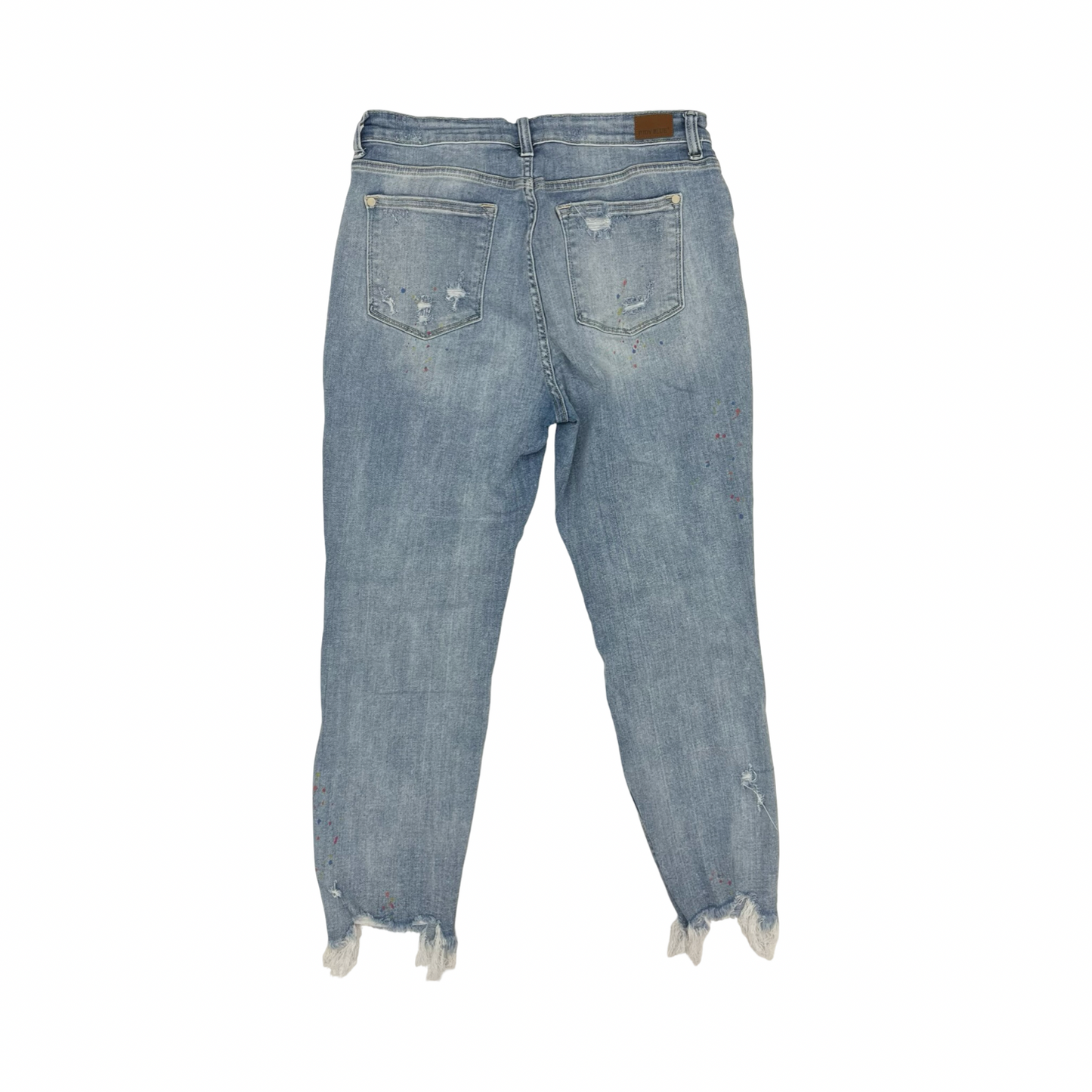 Jeans Boyfriend By Judy Blue In Blue Denim, Size:12
