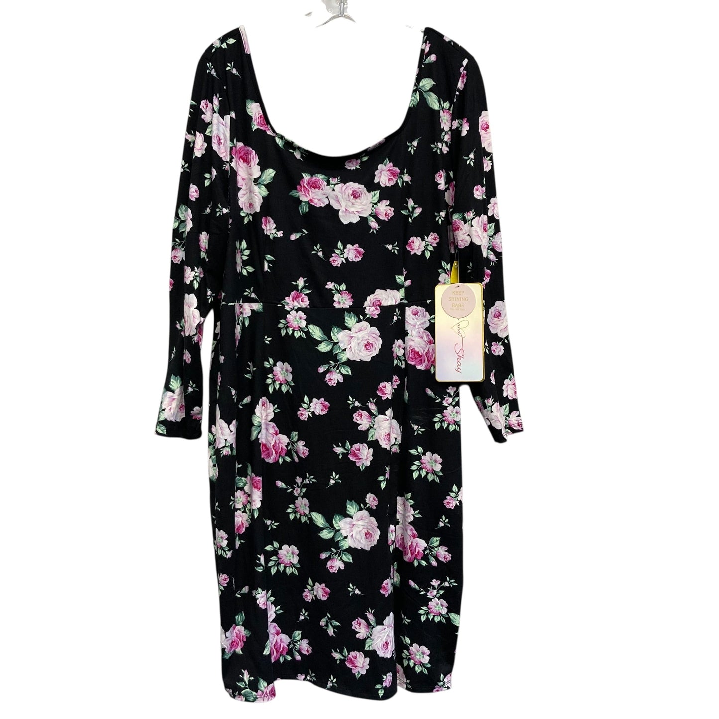 Dress Casual Short By Coco & Shay In Floral Print, Size:2X