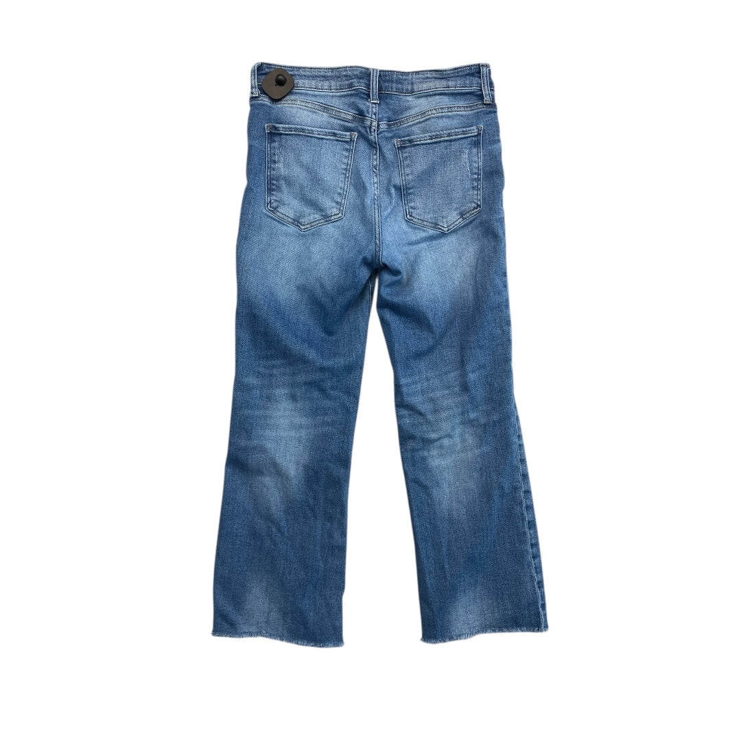 Jeans Flared By Kut In Blue Denim, Size:8