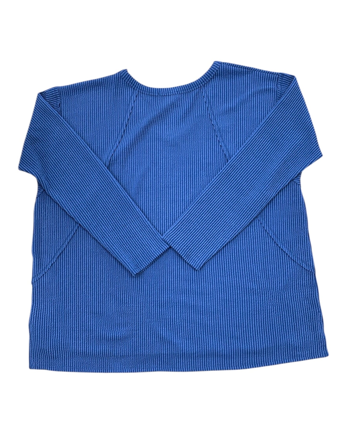 Top Ls By Clothes Mentor In Blue, Size:M