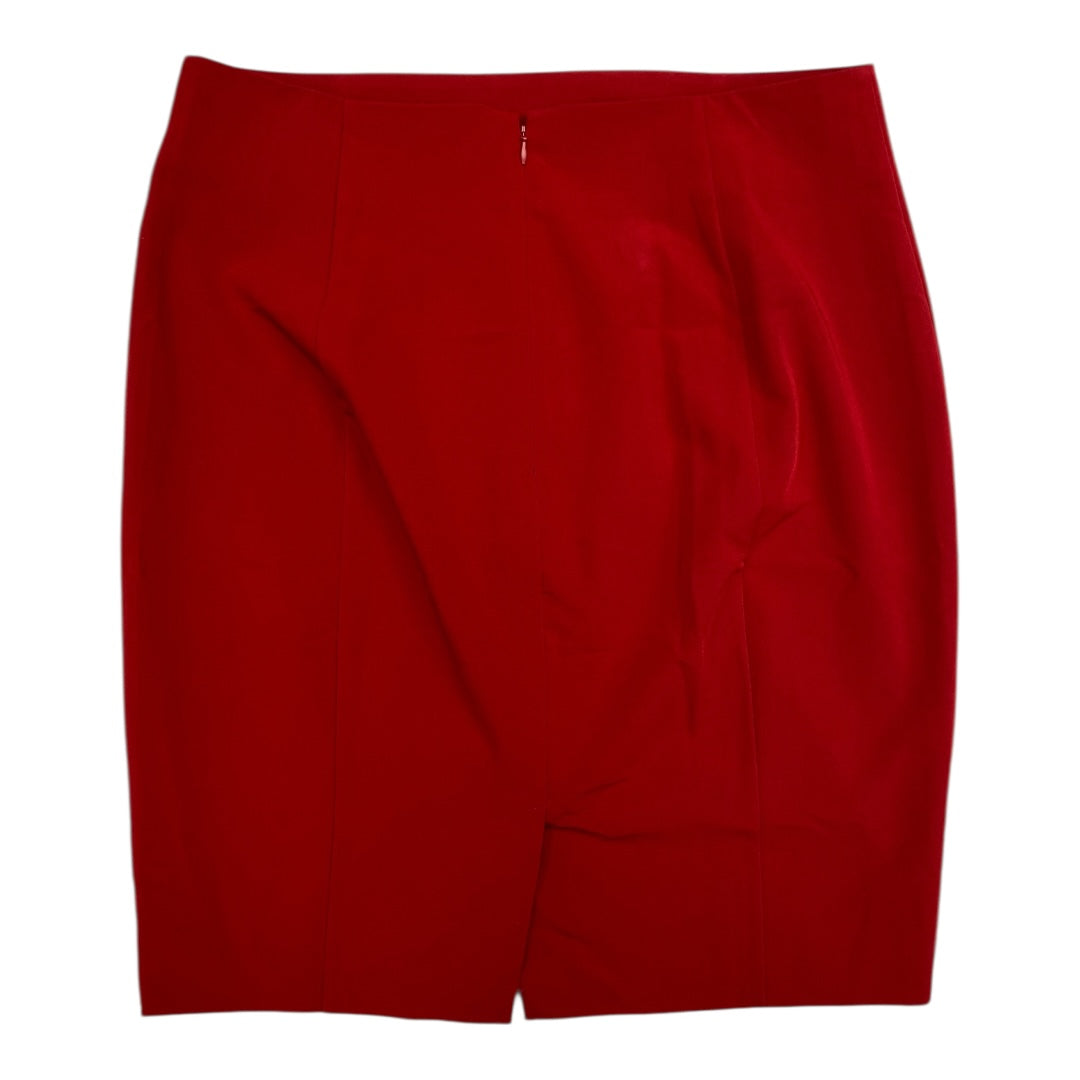 Skirt Midi By Worthington In Red, Size:16
