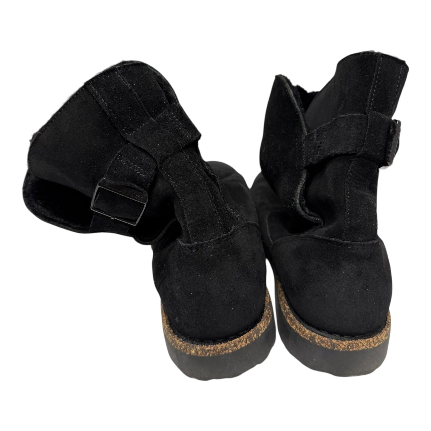 Boots Ankle Flats By Birkenstock In Black, Size:8.5