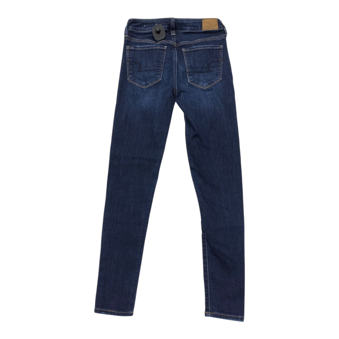 Jeans Skinny By American Eagle In Blue Denim, Size:2