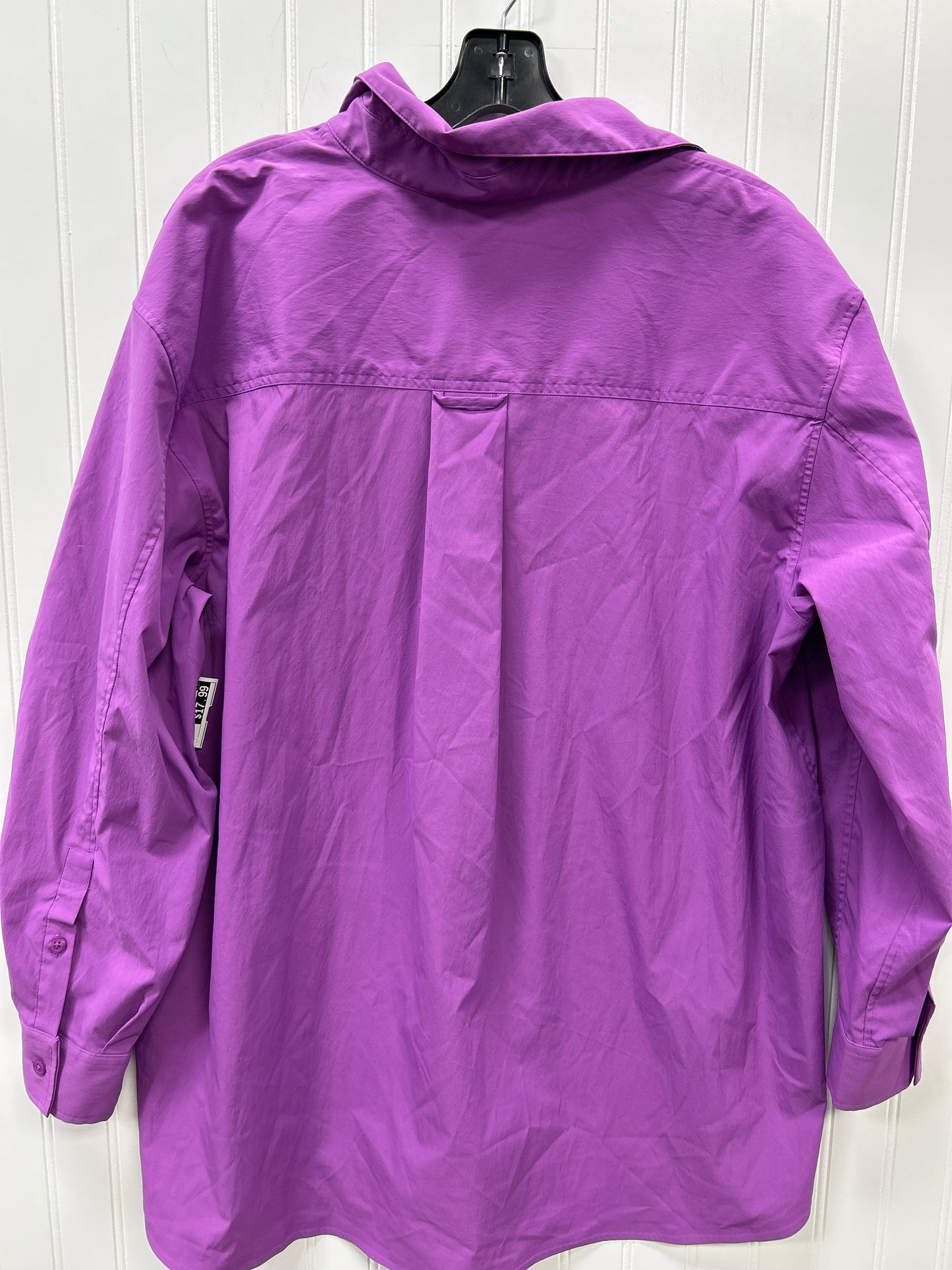 Blouse Ls By Athleta In Purple, Size:M