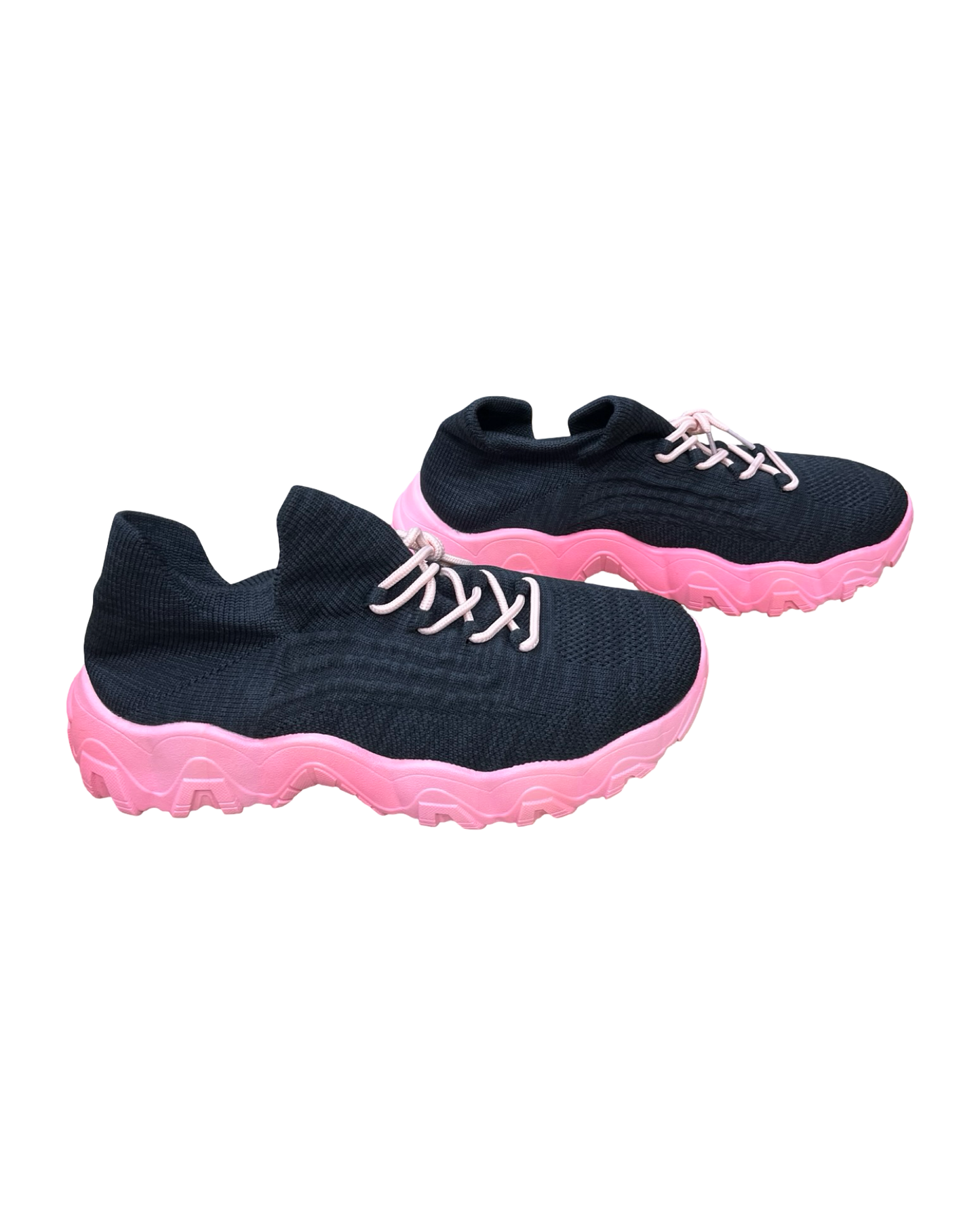 Shoes Athletic By Clothes Mentor In Black & Pink, Size:12.5