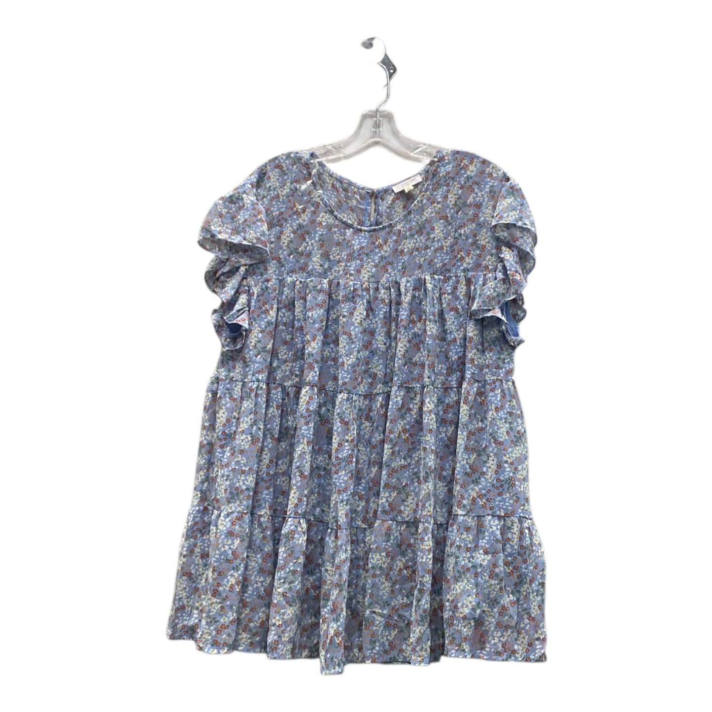 Top Ss By Chicsoul In Blue, Size:Xl
