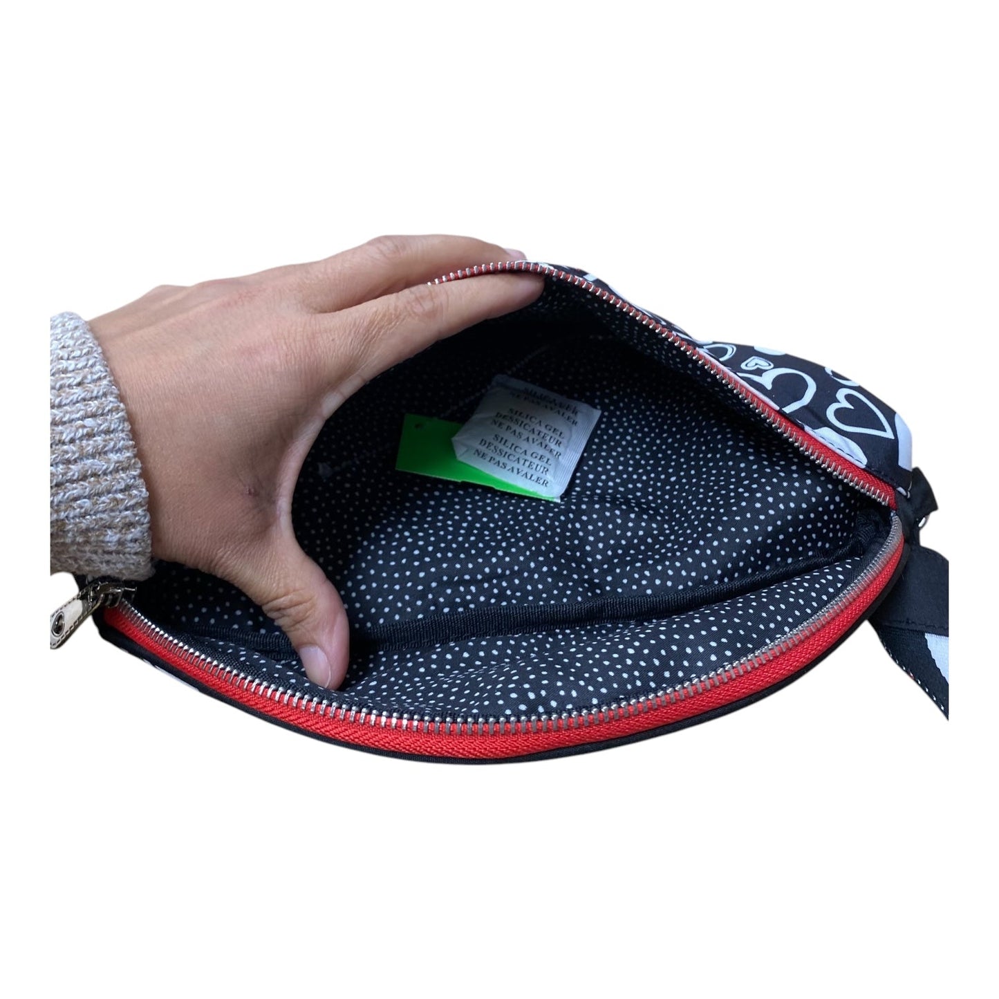 Belt Bag By Brighton In Black & White, Size:Medium