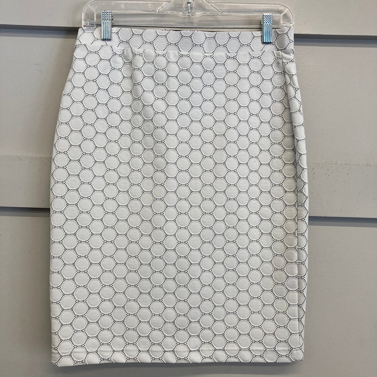 Skirt Midi By Leota In Black & White, Size:4