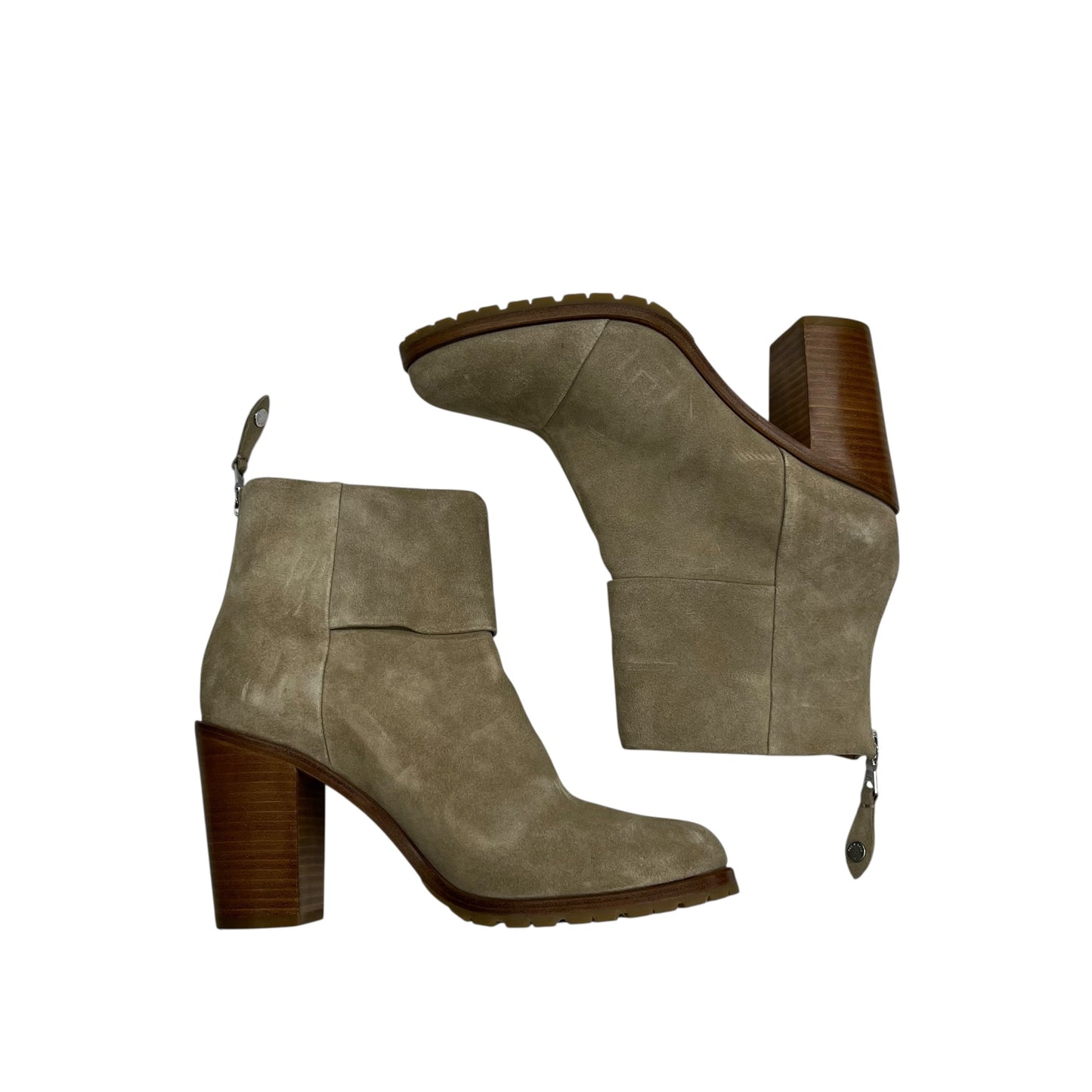 Boots Ankle Heels By Rag And Bone In Tan, Size:9