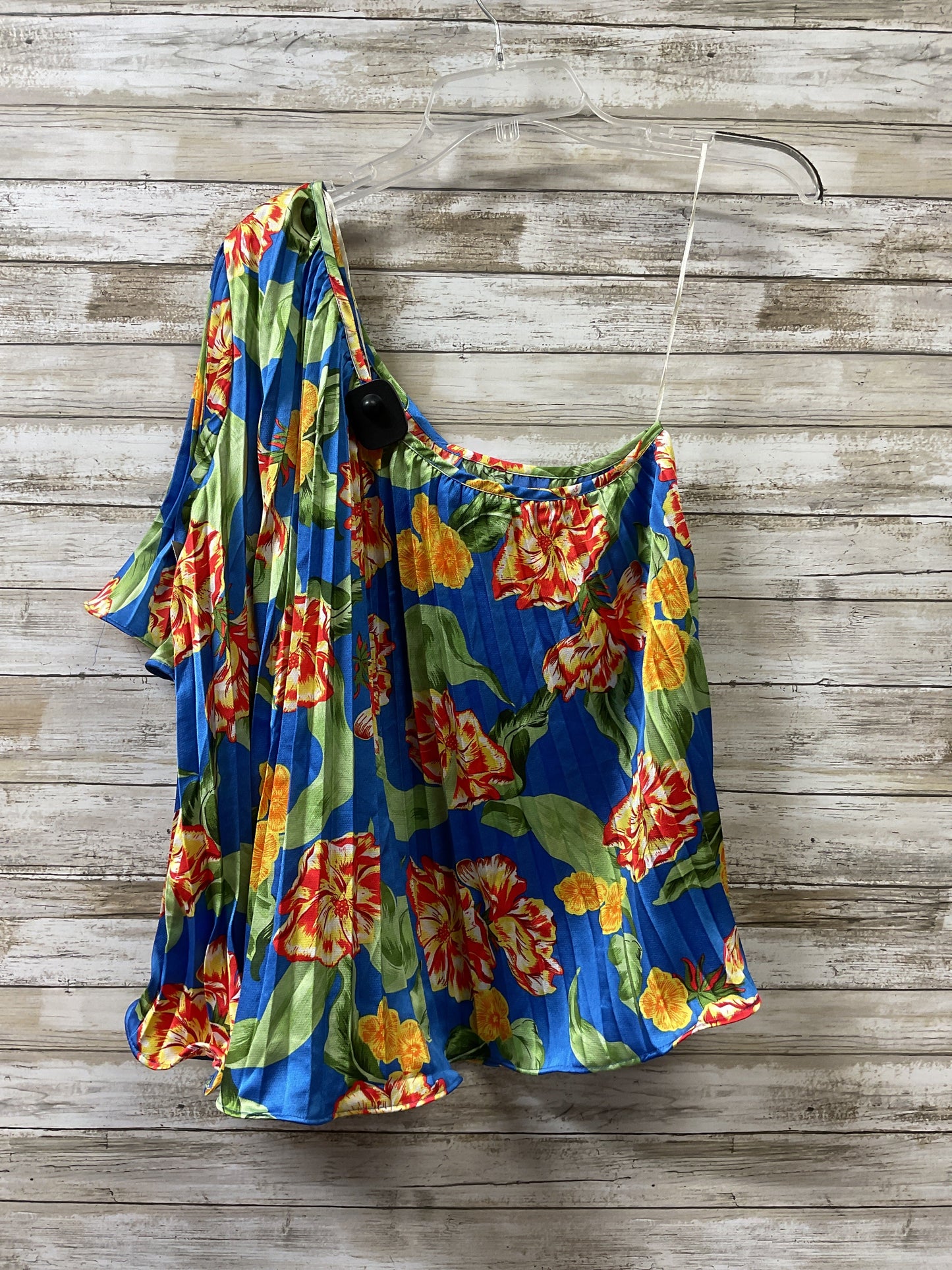 Top Ss By Umgee In Floral Print, Size:L