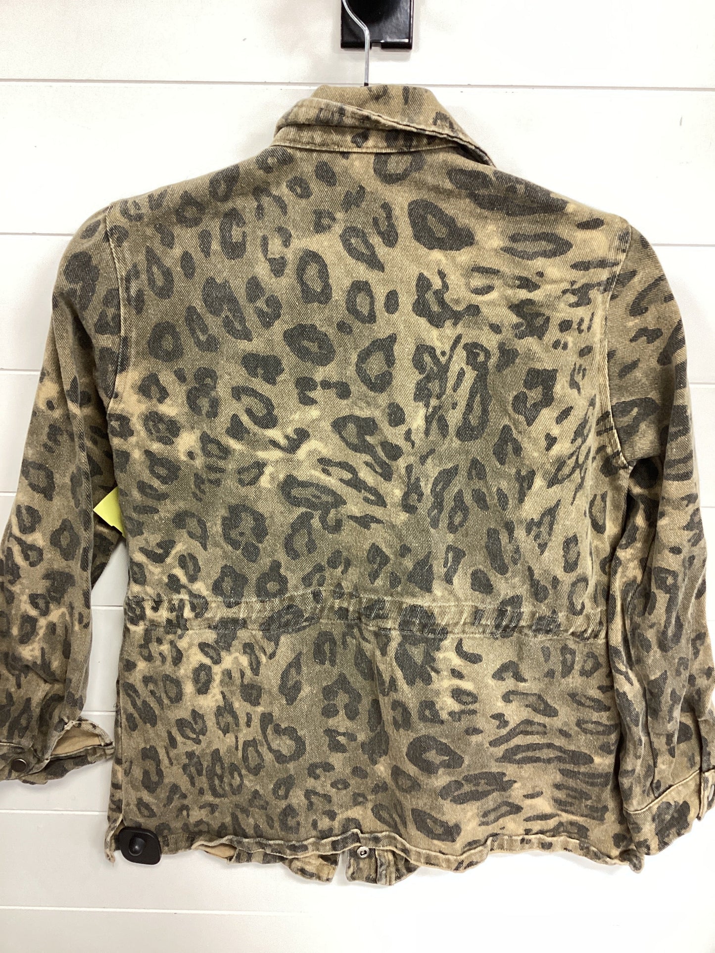 Jacket Denim By Mystree In Brown Denim, Size:Xs