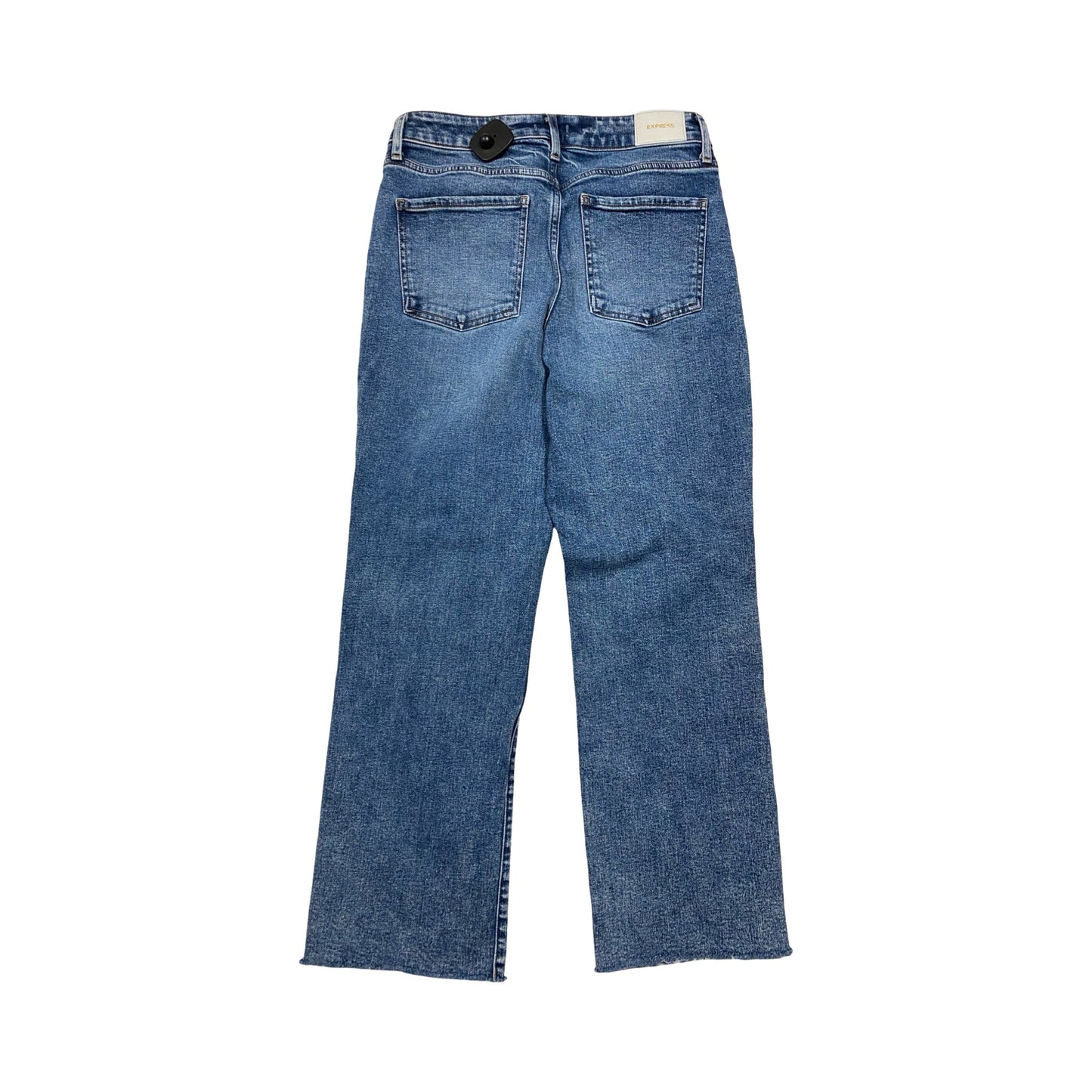 Jeans Straight By Express In Blue Denim, Size:4L