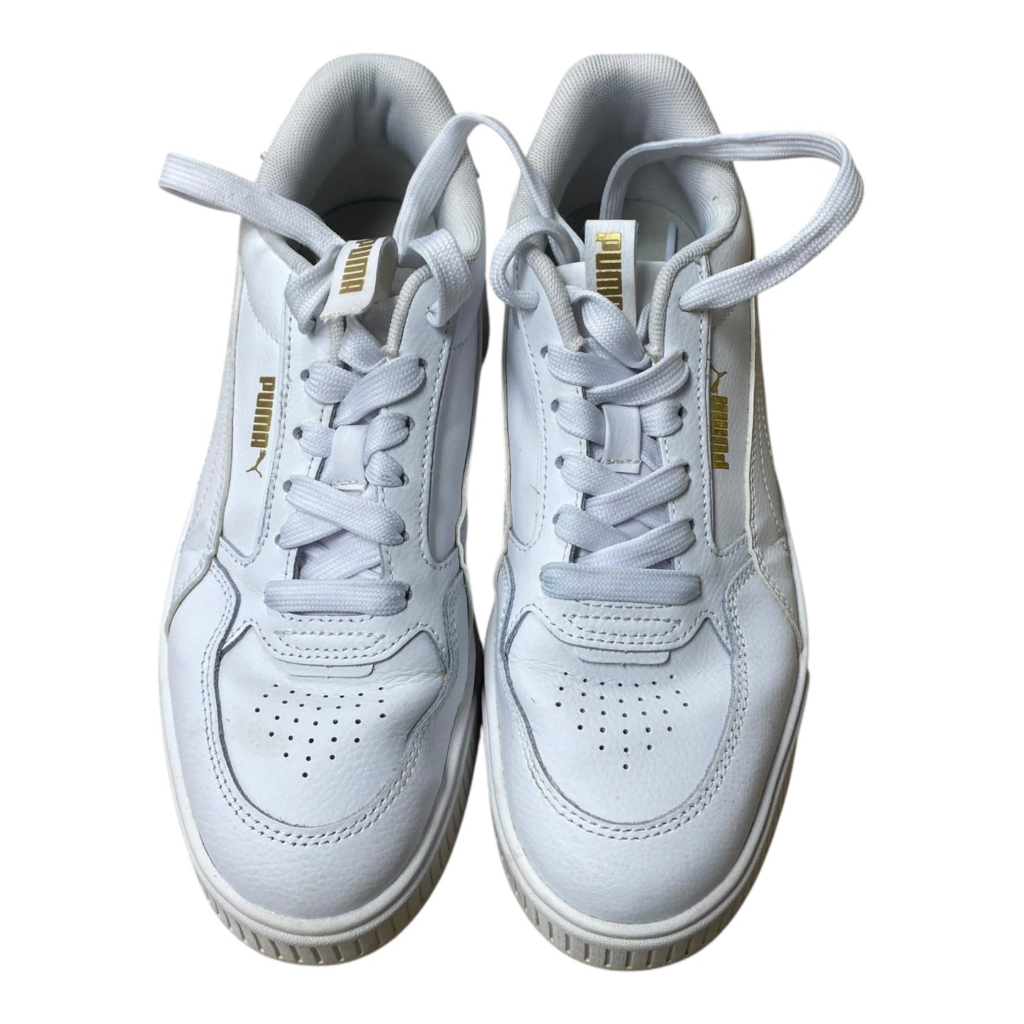 Shoes Sneakers By Puma In Cream, Size:8