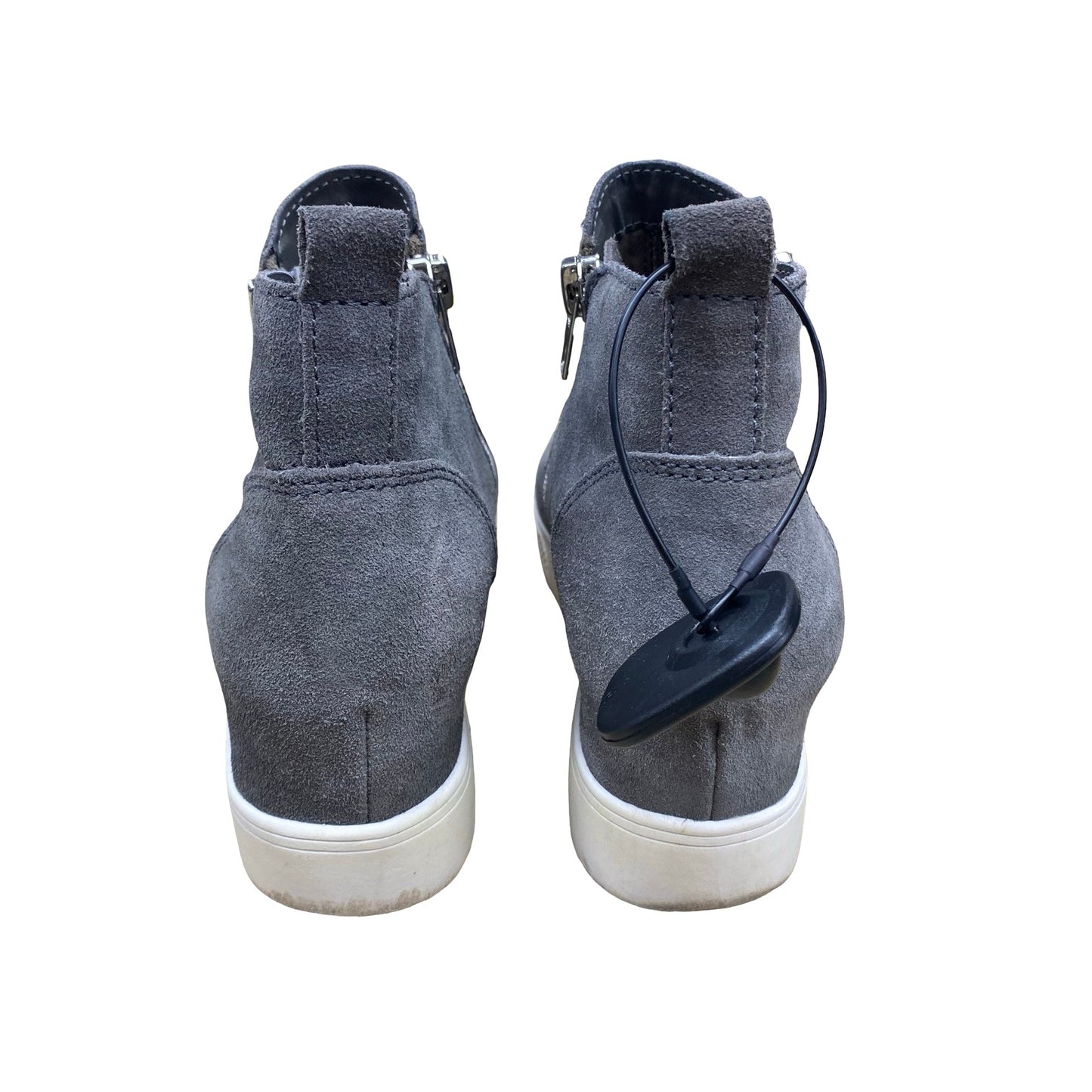 Boots Ankle Heels By Steve Madden In Grey, Size:10