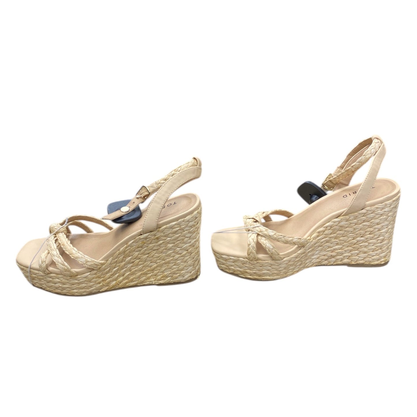 Shoes Heels Wedge By Torrid In Cream, Size:9