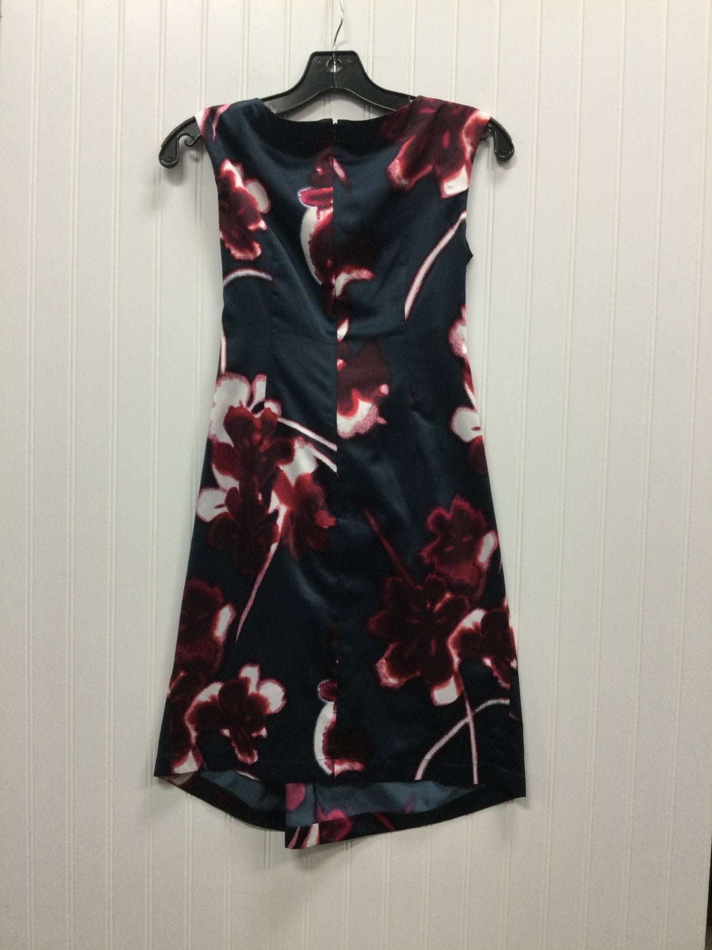 Dress Work By Ann Taylor In Blue & Red, Size:0P