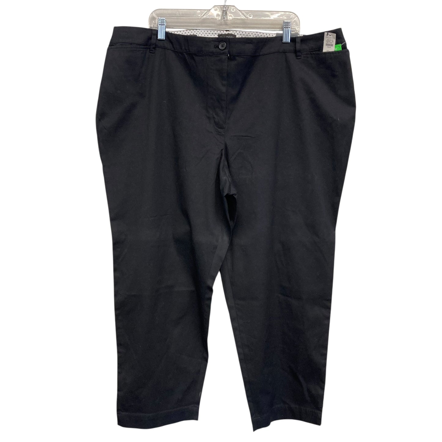 Pants Cropped By Talbots In Black, Size:22