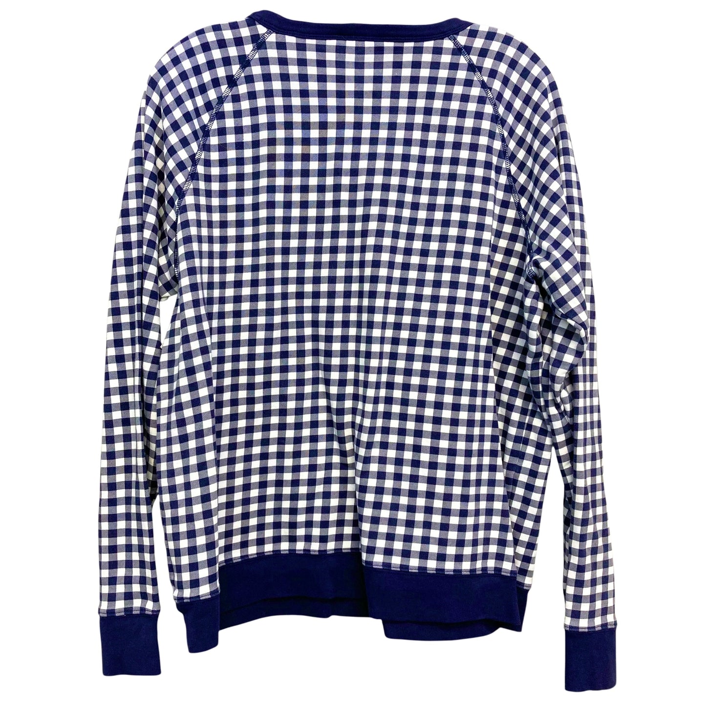 Sweatshirt Crewneck By Draper James In Blue & White, Size:Xl