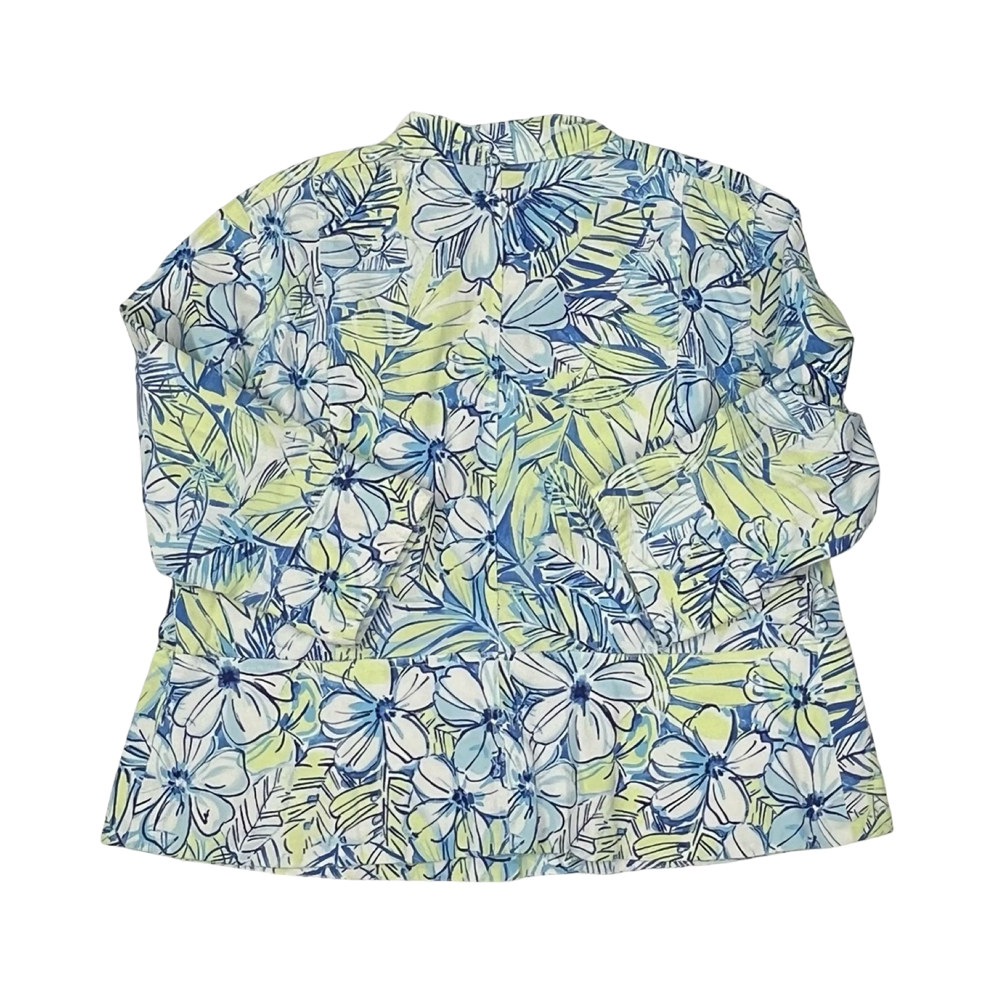 Jacket Other By Hearts Of Palm In Floral Print, Size:1X