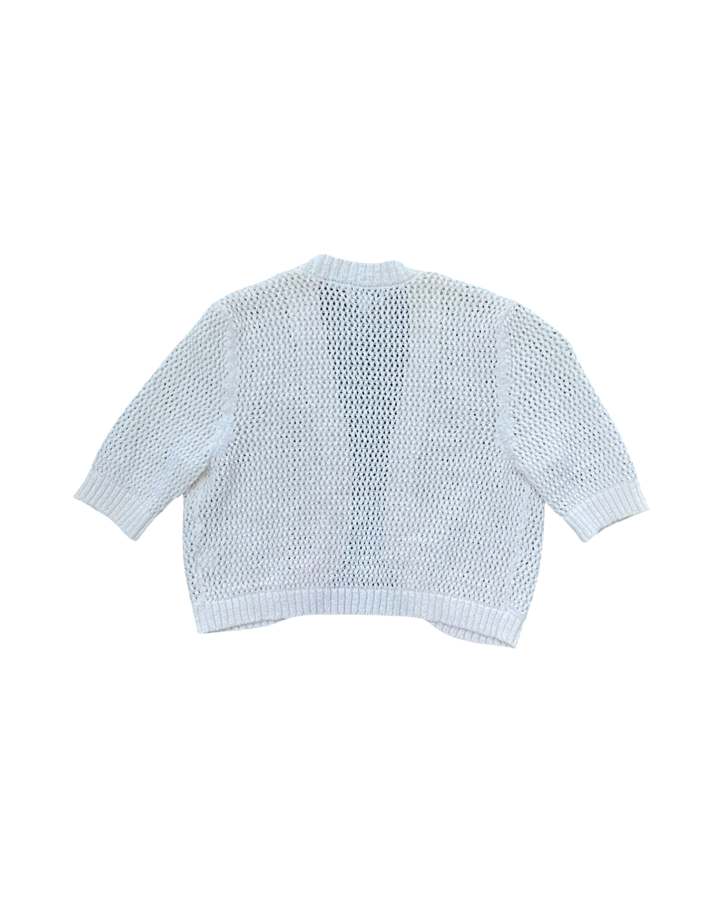 Cardigan By Croft And Barrow In White, Size:Xl