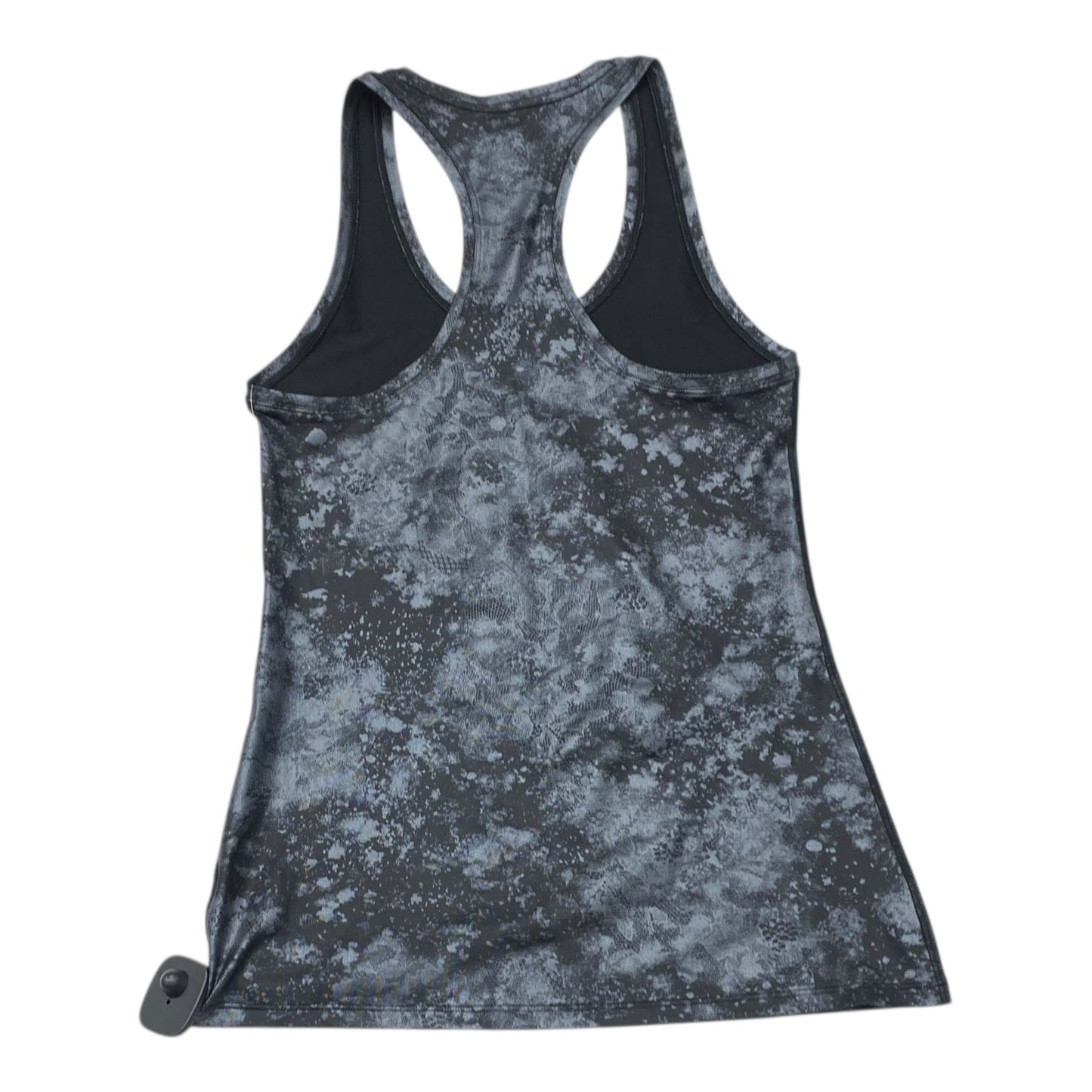 Athletic Tank Top By Athleta In Black & Silver, Size:S