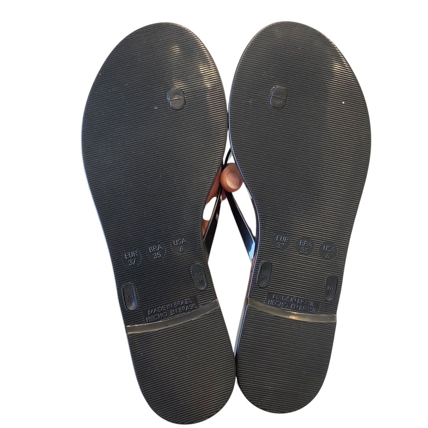 Sandals Designer By Kate Spade In Black, Size:6