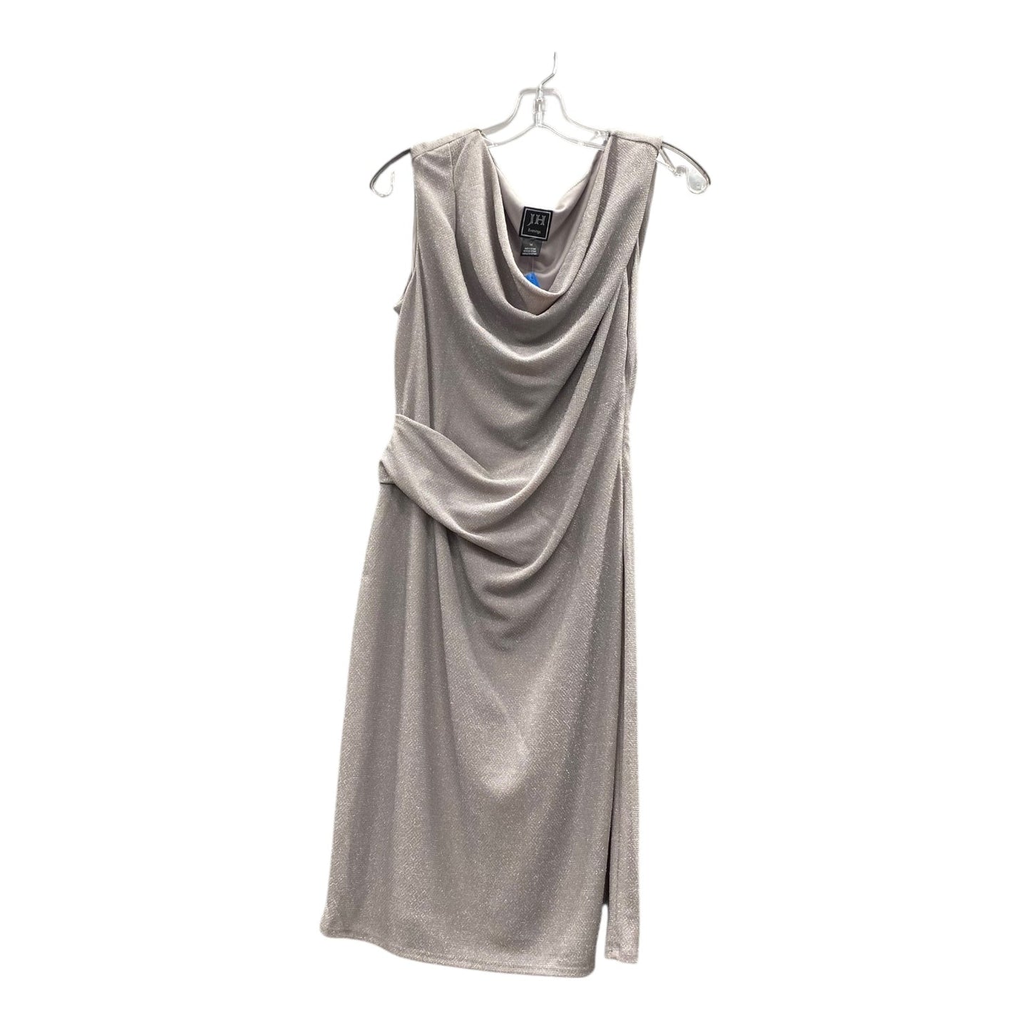Dress Party Midi By JH Evenings In Silver, Size:L
