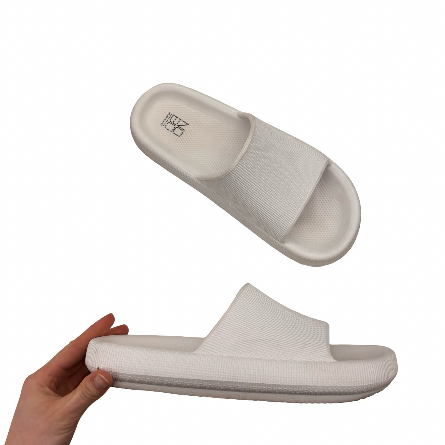 Sandals Flats By No Boundaries In White, Size:7