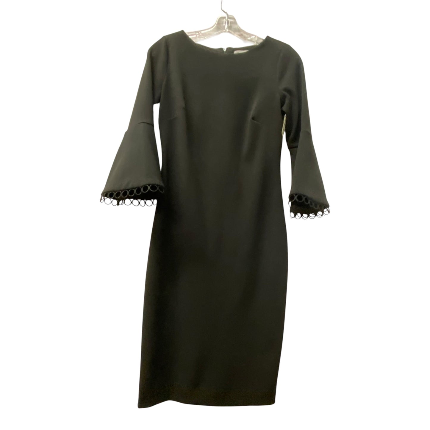 Dress Casual Midi By Calvin Klein In Black, Size:Xs