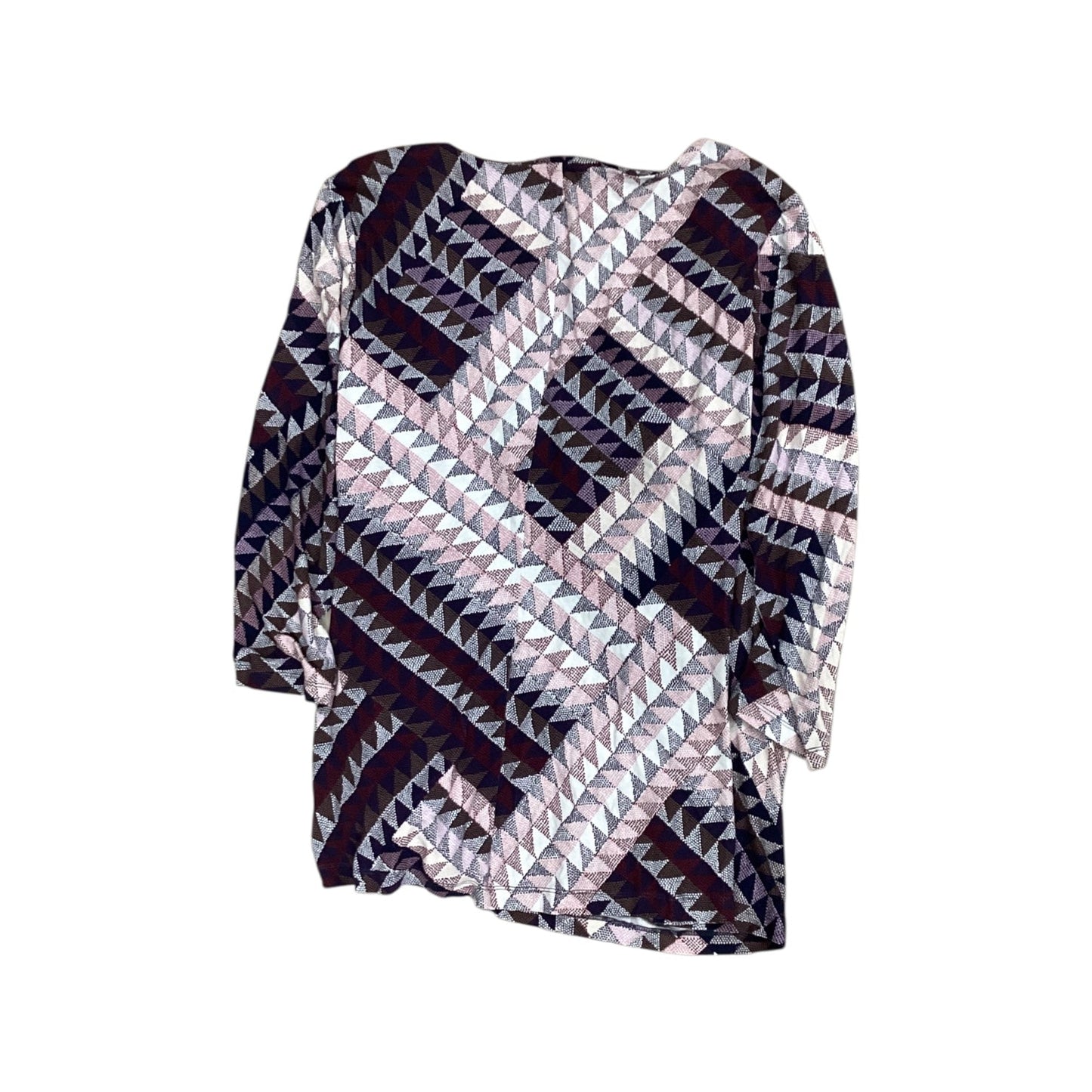 Top 3/4 Sleeve By Nic + Zoe In Multi, Size:Xl