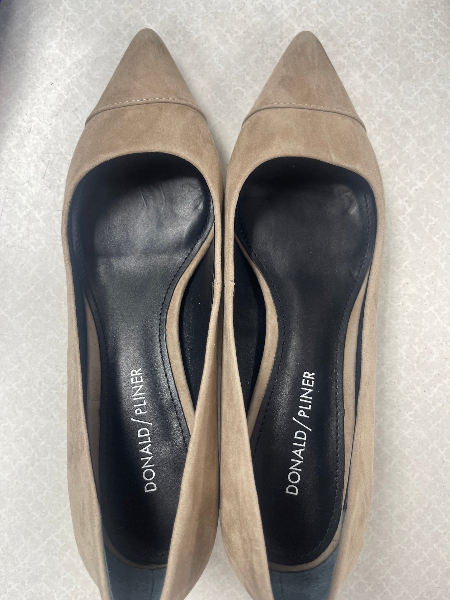 Shoes Heels Kitten By Donald Pliner In Taupe, Size:7.5