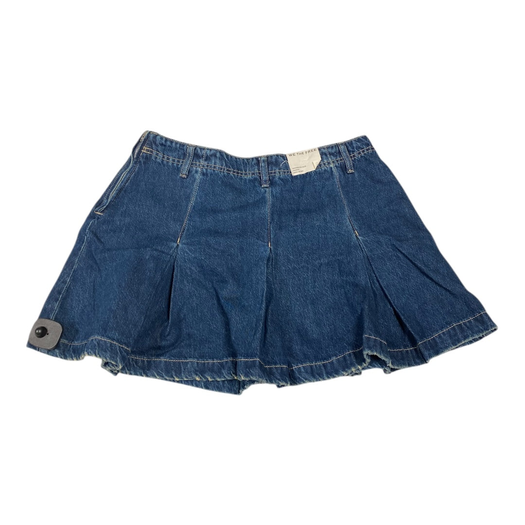 Skirt Mini & Short By We The Free In Blue Denim, Size:8