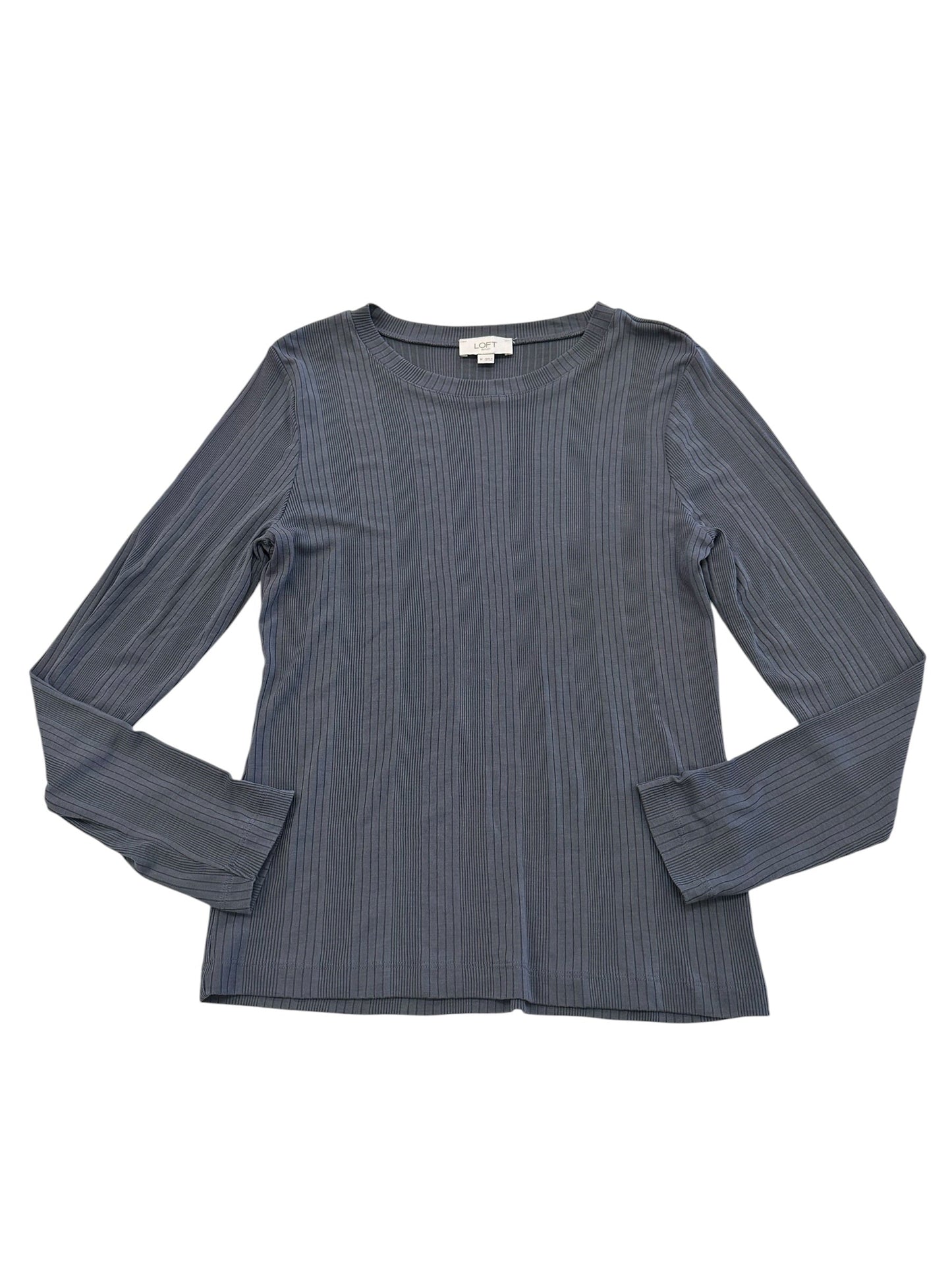 Top Ls Basic By Loft In Grey, Size:M