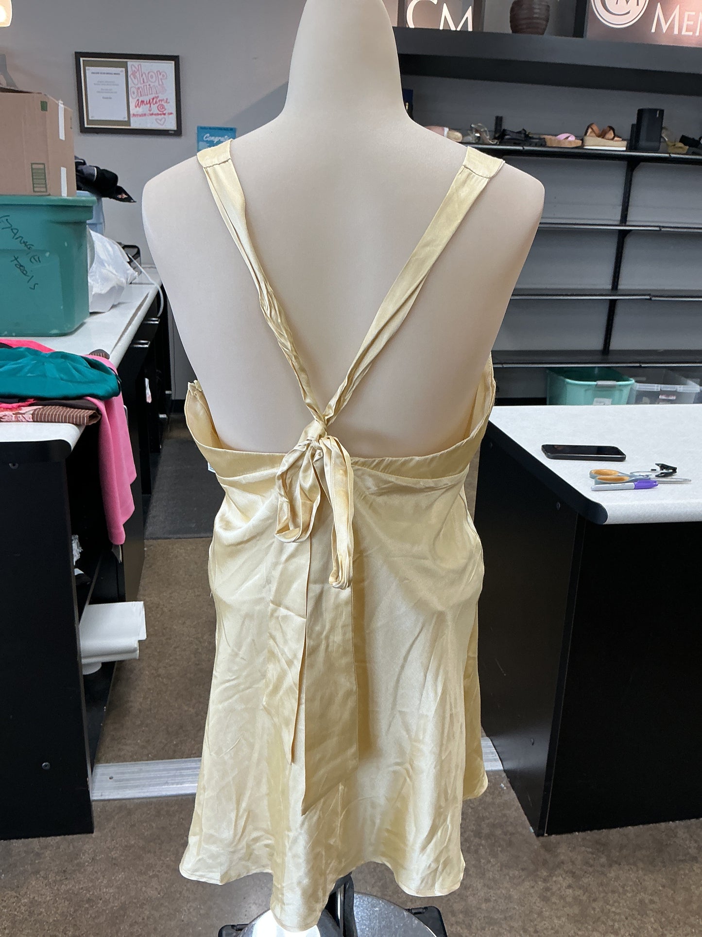 Dress Party Short By Hello Molly In Yellow, Size:8