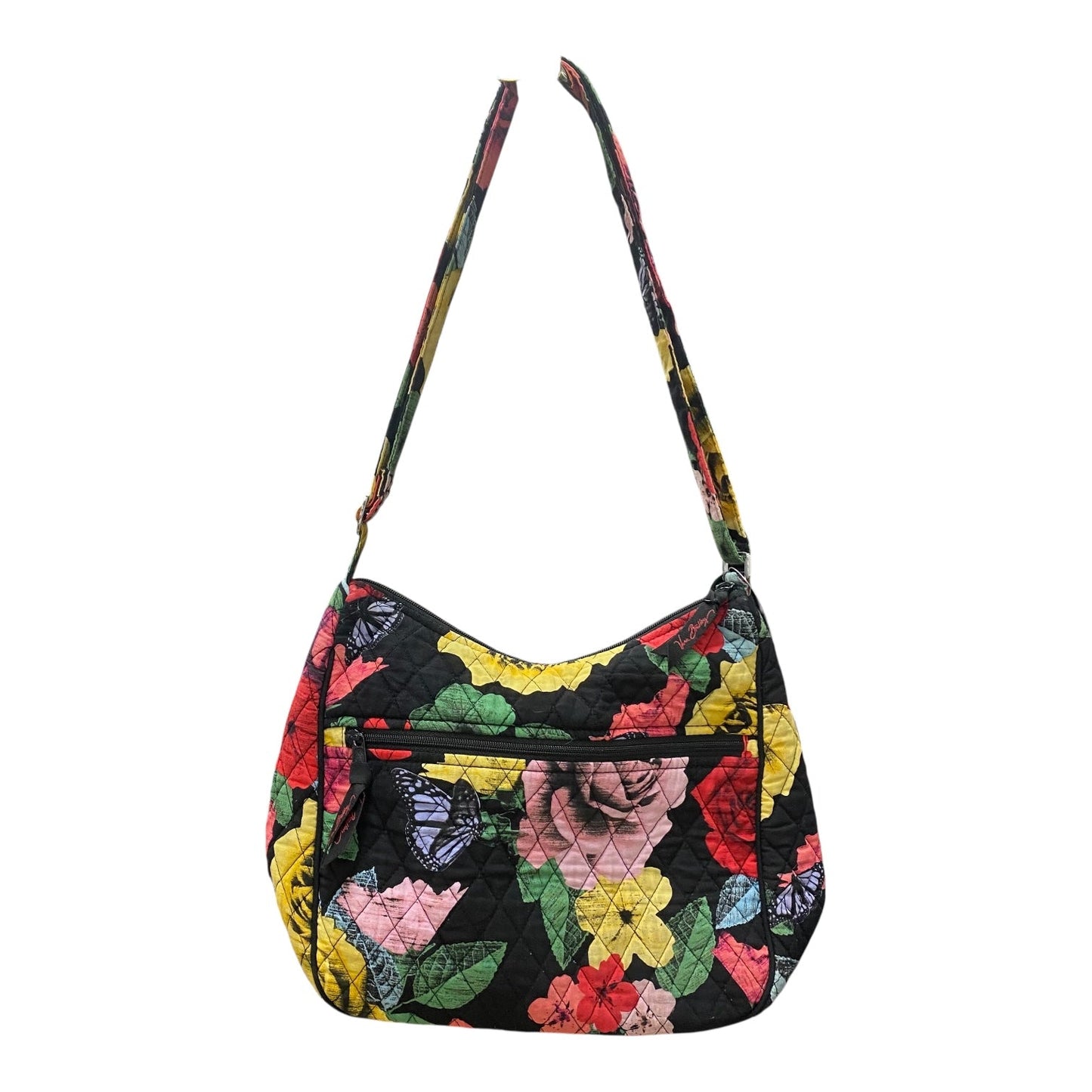 Handbag By Vera Bradley In Floral Print, Size:Medium