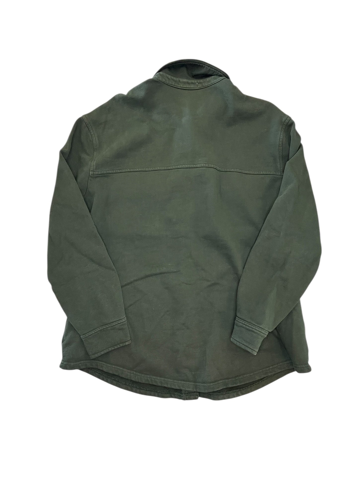 Jacket Shirt By Good American In Green, Size:L