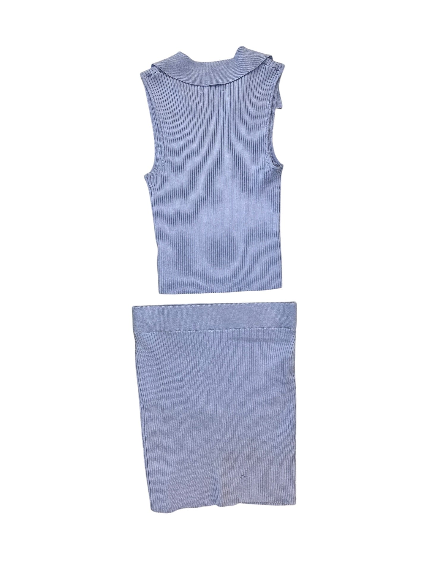 Skirt Set 2Pc By Pink Rose In Blue, Size:S