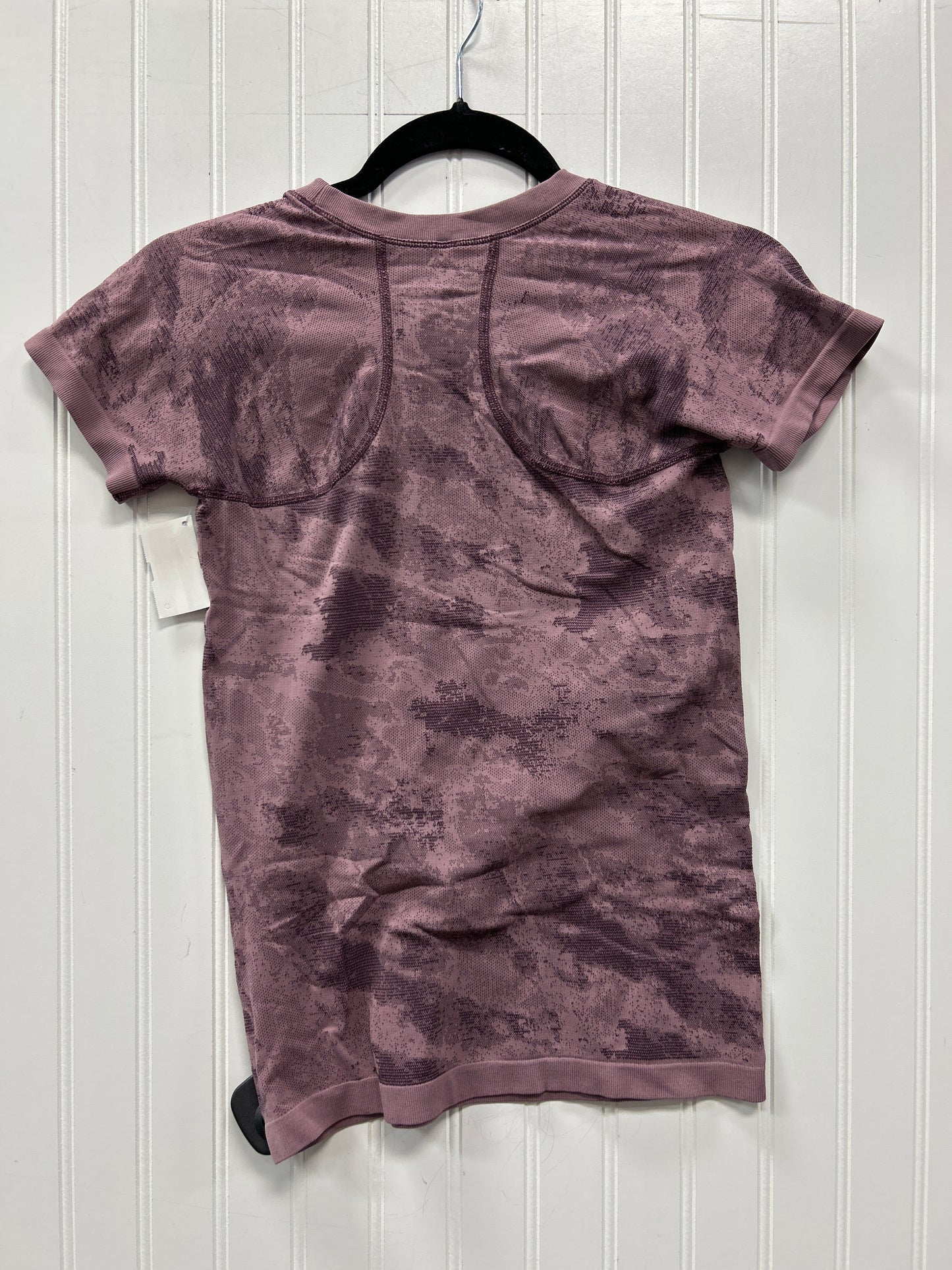 Athletic Top Ss By Athleta In Purple, Size:Xs