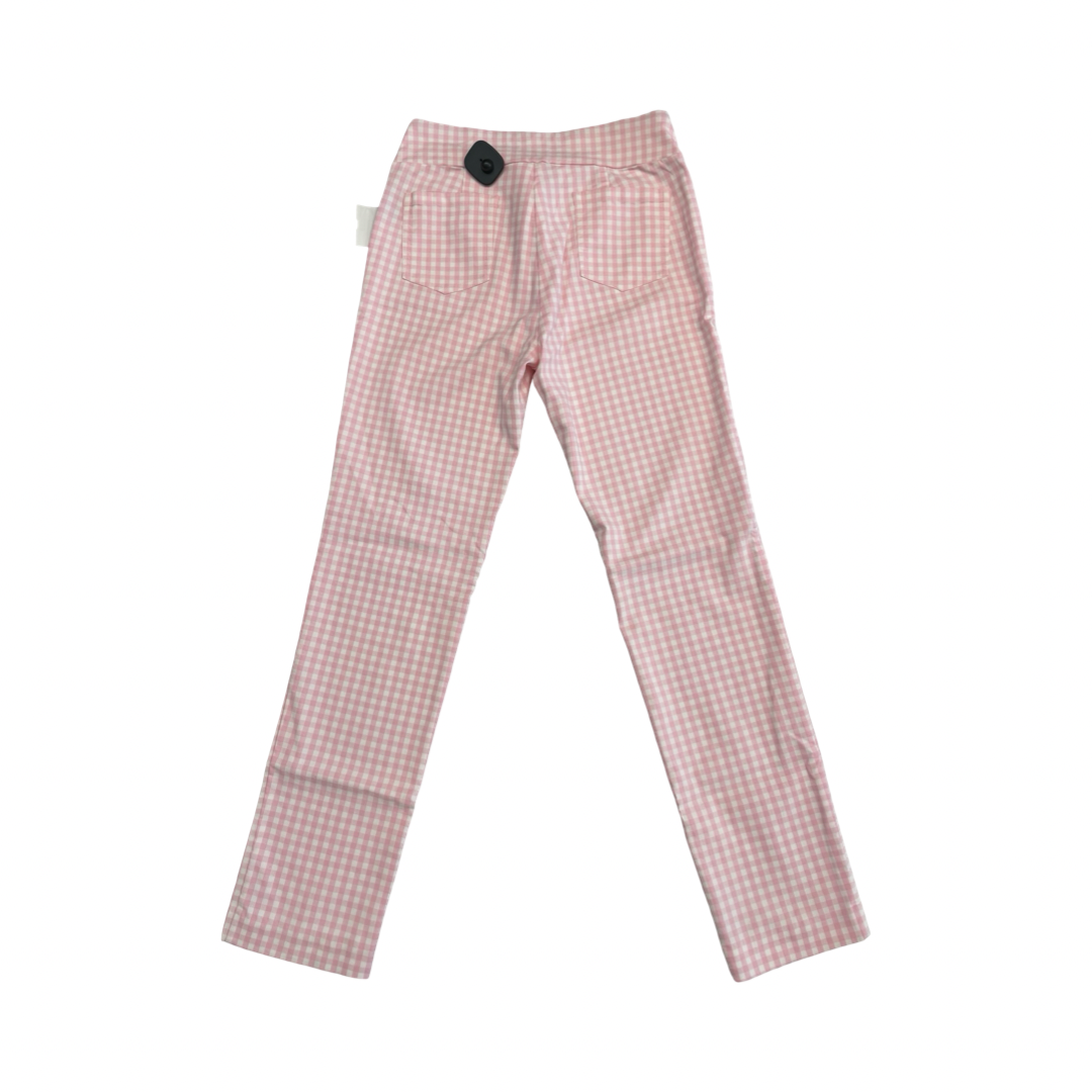 Pants Cropped By J Mclaughlin In Pink & White, Size:8