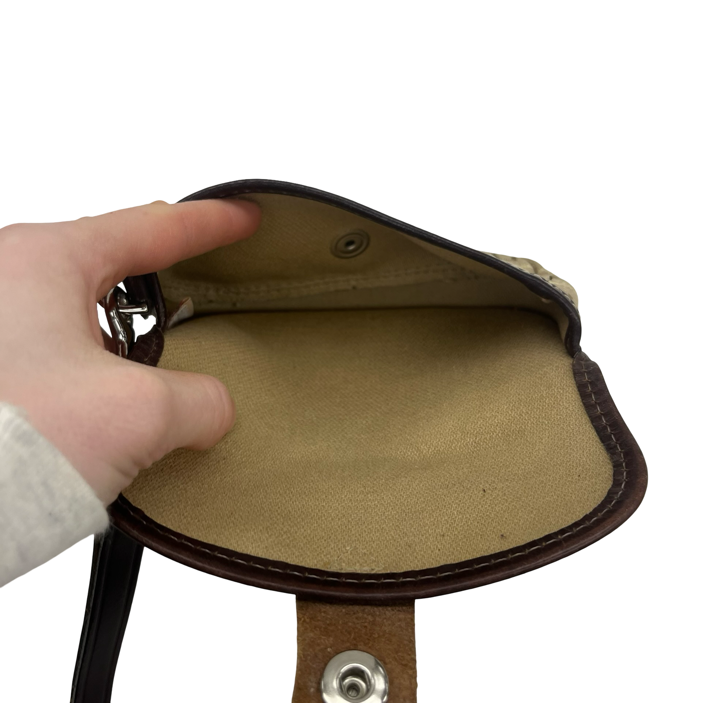 Wristlet Designer By Dooney And Bourke In Brown, Size:Medium