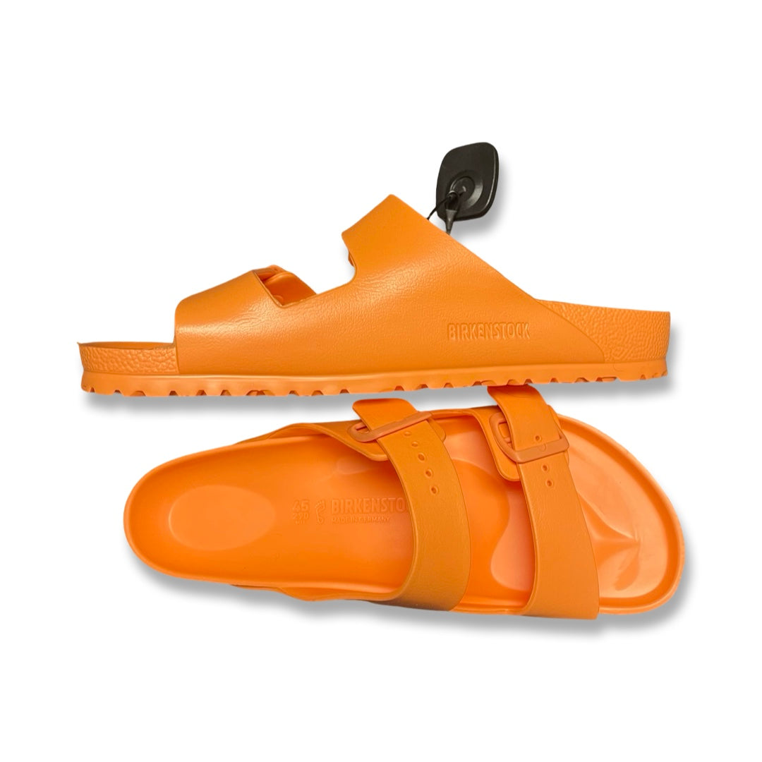 Sandals Designer By Birkenstock In Orange, Size:12